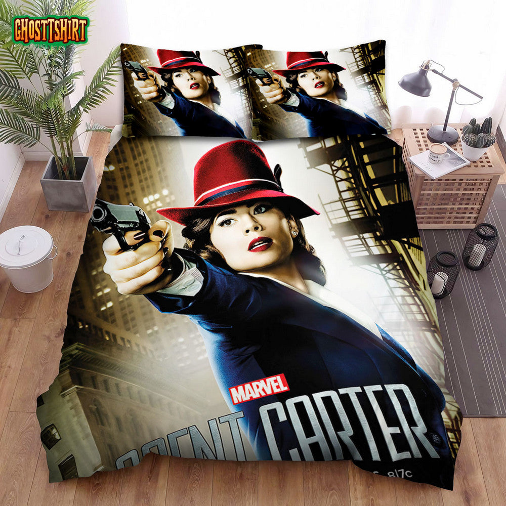 Agent Carter (2015–2016) Movie Poster Bed Sheets Duvet Cover Bedding Set