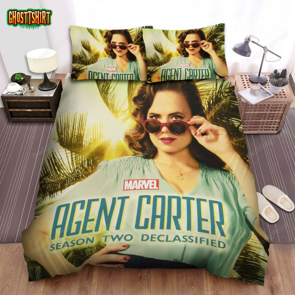 Agent Carter (2015–2016) Season 2 Poster Fanart Bed Sheets Duvet Cover Bedding Set