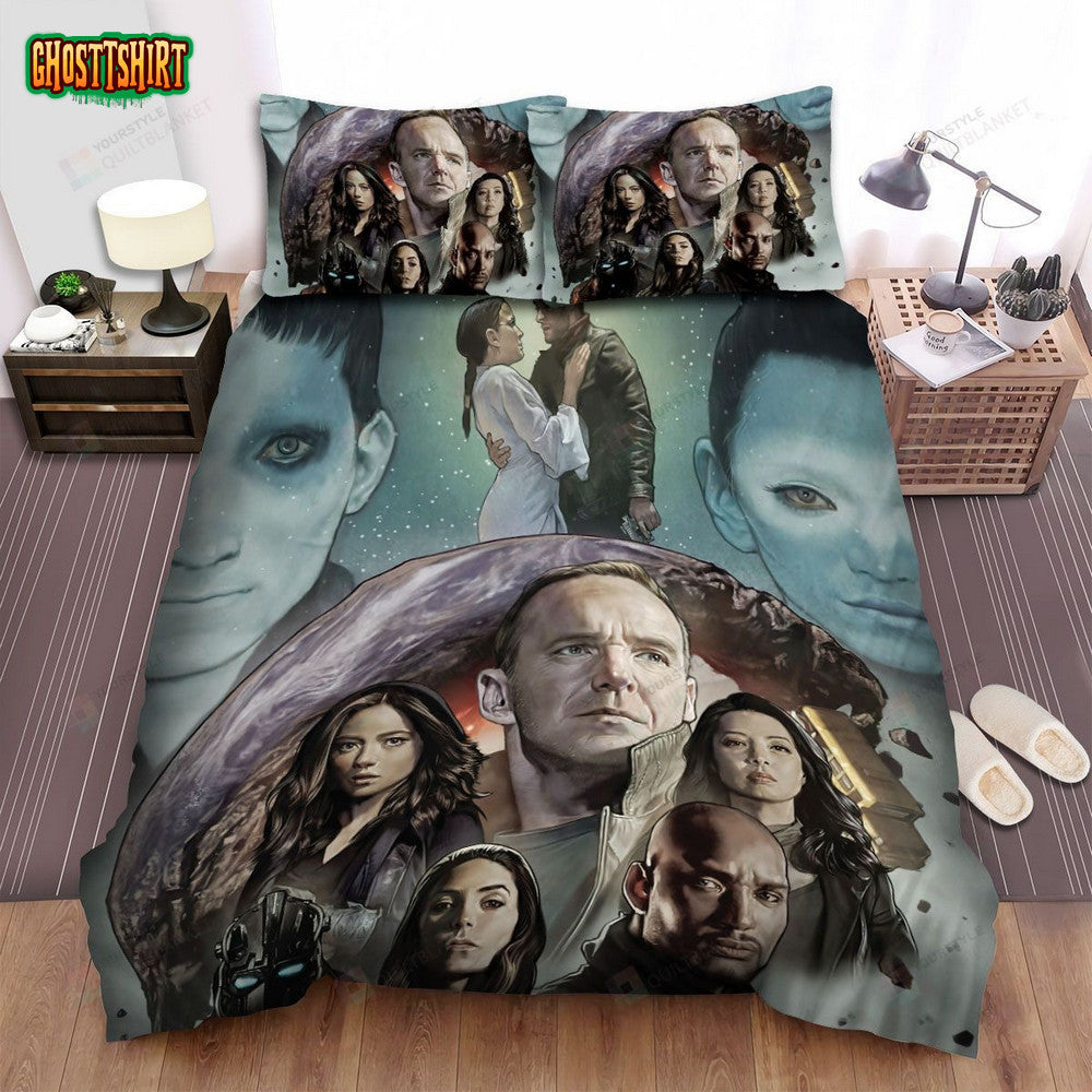 Agents Of S.H.I.E.L.D. Movie Art 1 Bed Sheets Spread Comforter Duvet Cover Bedding Set