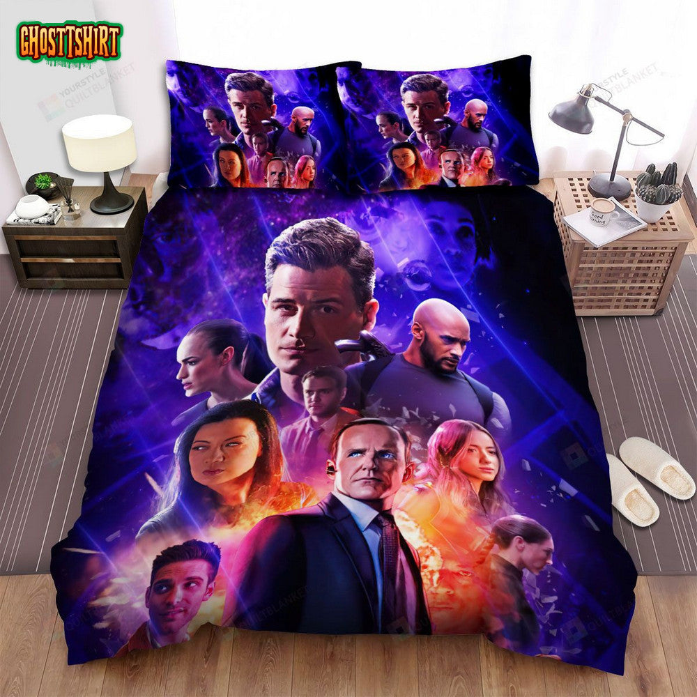 Agents Of S.H.I.E.L.D. Movie Poster 11 Bed Sheets Spread Comforter Duvet Cover Bedding Set