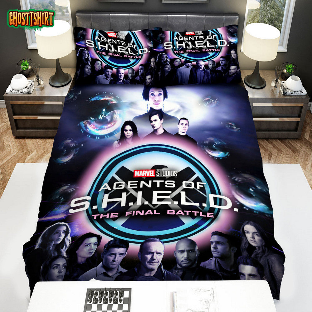 Agents Of S.H.I.E.L.D. Movie Poster 9 Bed Sheets Spread Comforter Duvet Cover Bedding Set