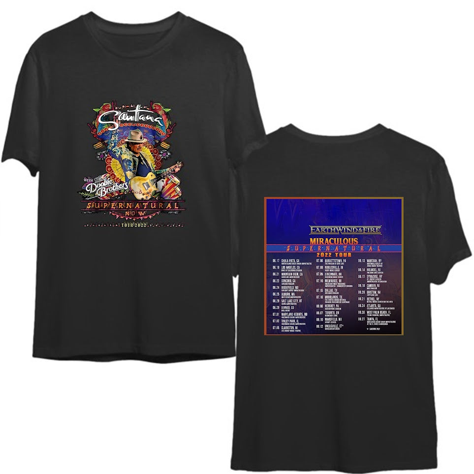 Summer Tour 2022 Car.los San.ta.na T Shirt