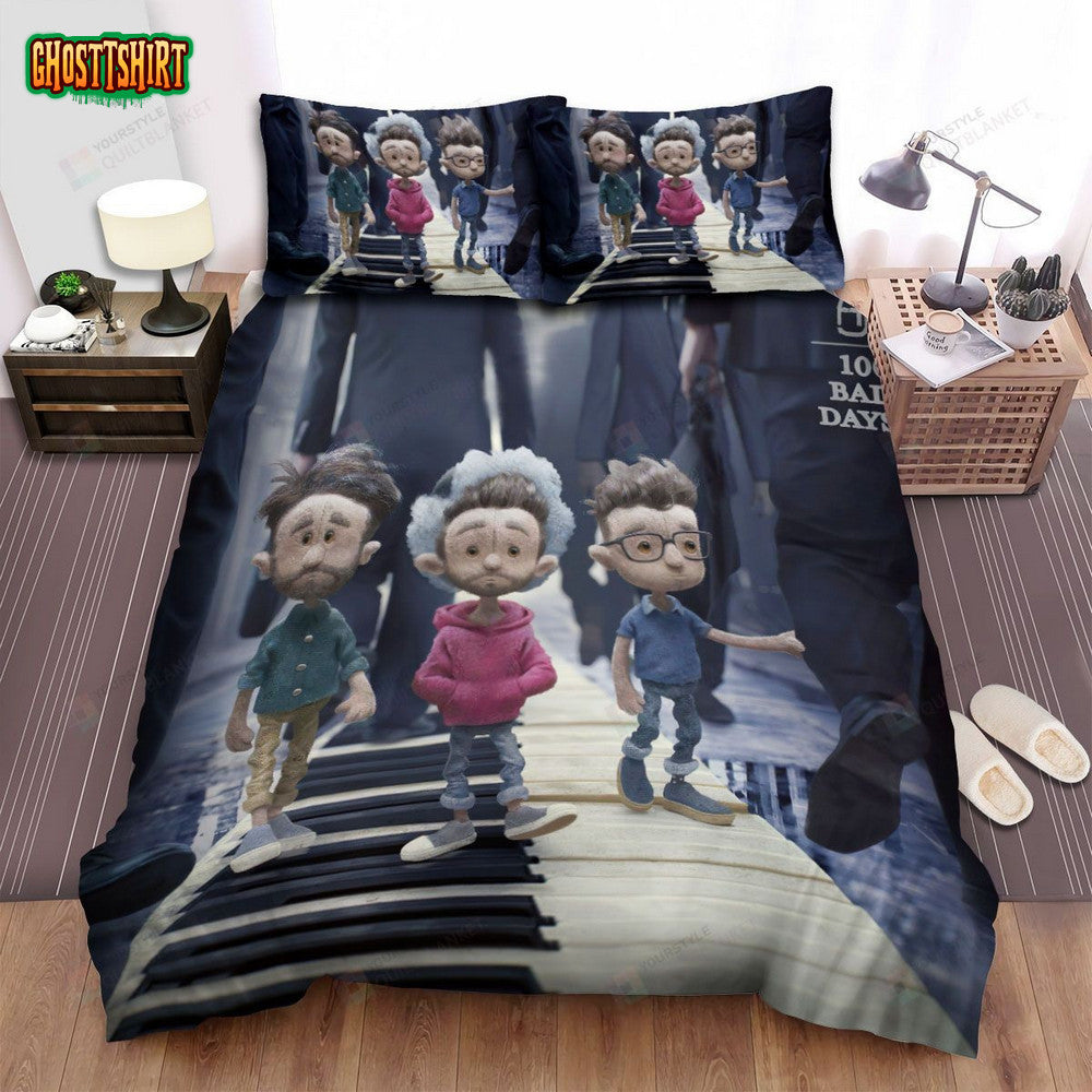Ajr Band 100 Bad Days Album Cover Bed Sheets Spread Comforter Duvet Cover Bedding Set