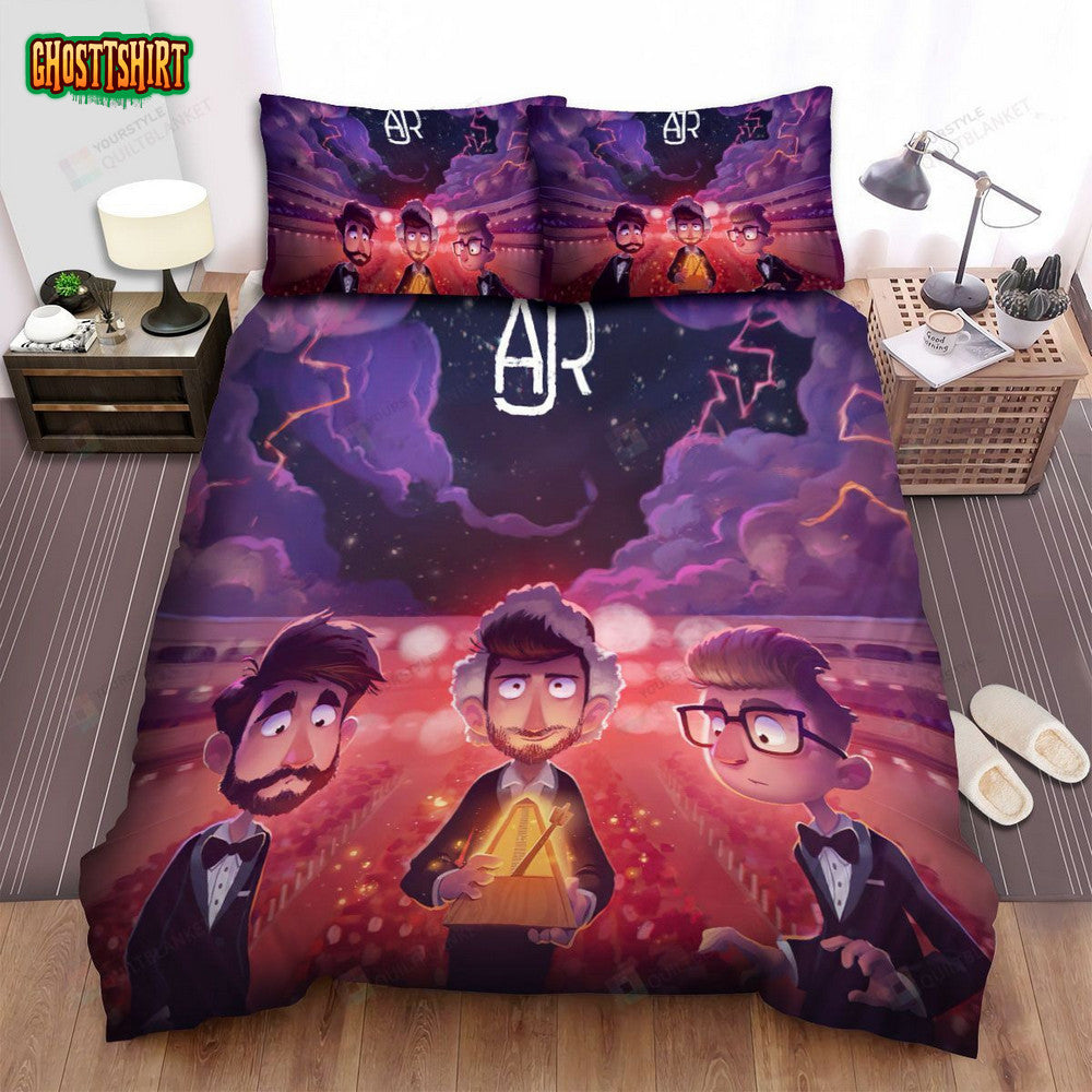 Ajr Band Live Performance Art Bed Sheets Spread Comforter Duvet Cover Bedding Set