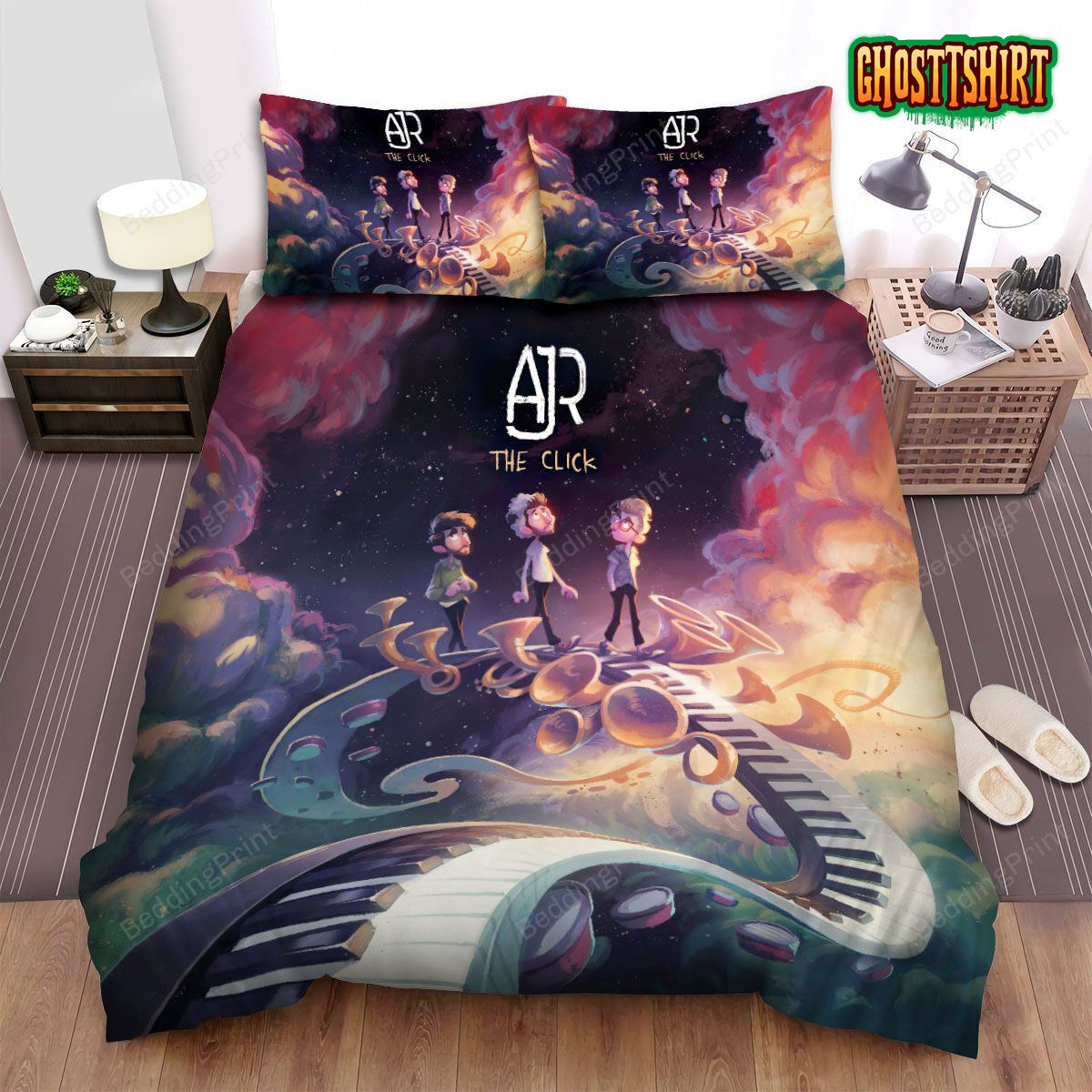 Ajr Band The Click Album Cover Bed Sheets Duvet Cover Bedding Set