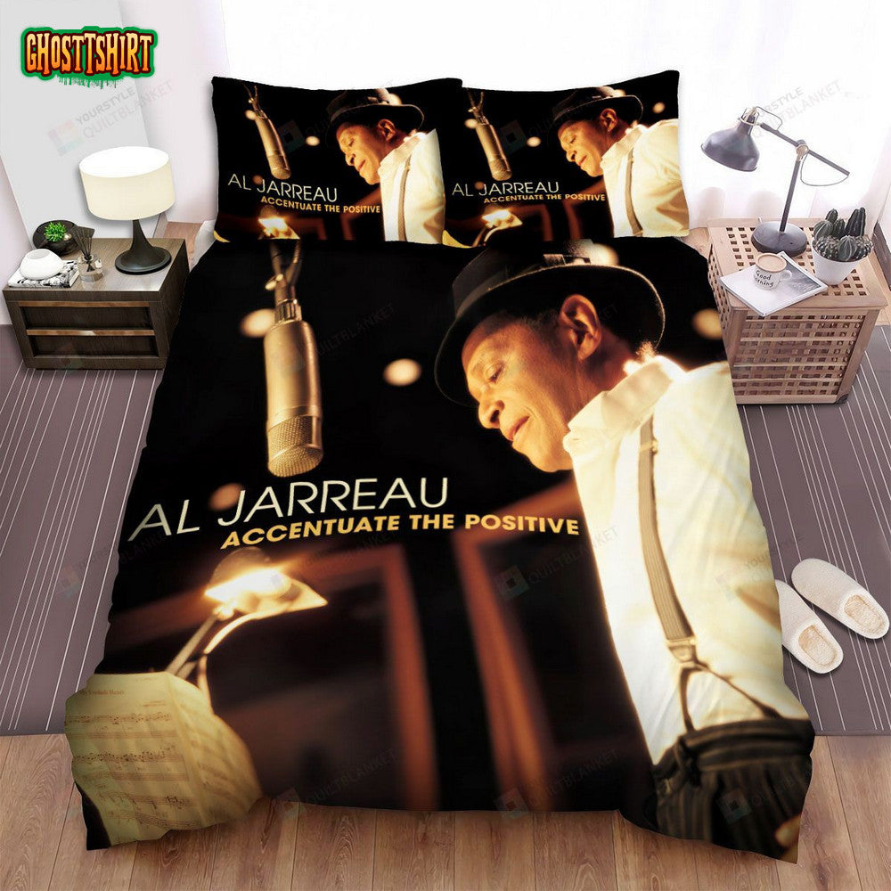 Al Jarreau Album Accentuate The Positive Bed Sheets Spread Comforter Duvet Cover Bedding Set