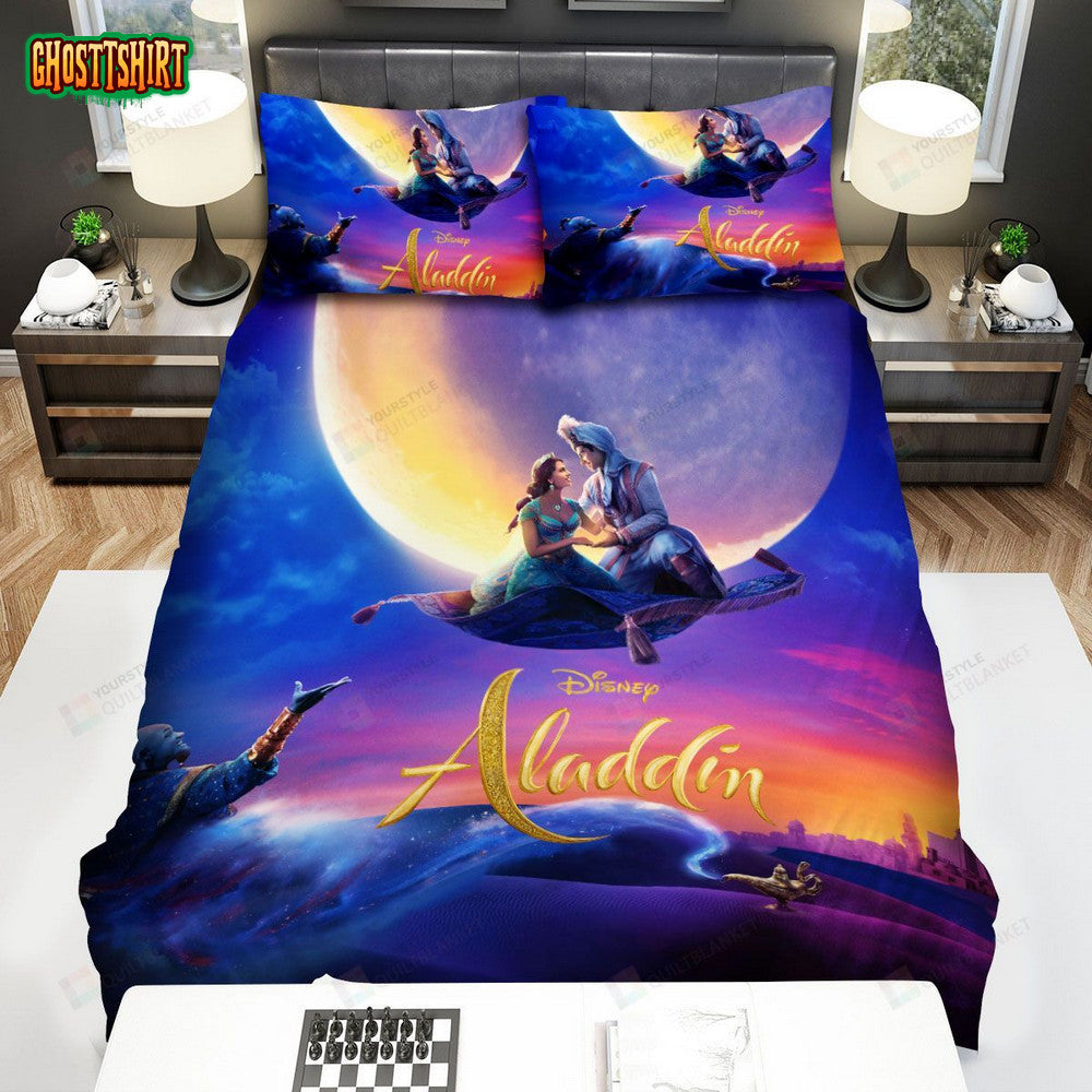 Aladdin Movie Poster Bed Sheets Spread Comforter Duvet Cover Bedding Set