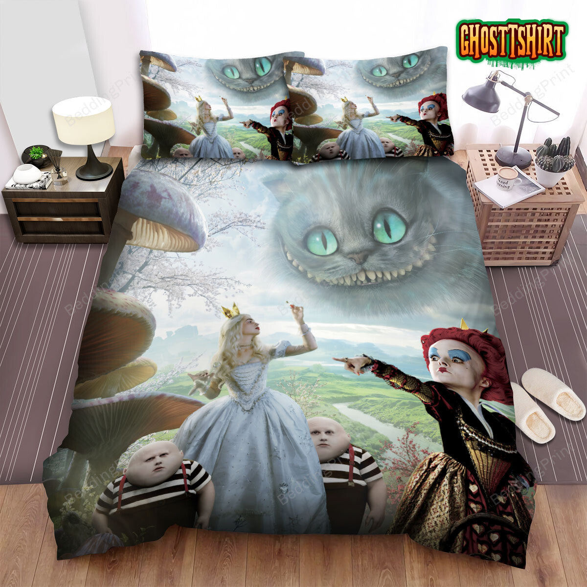 Alice In Wonderland (I) 2010 Poster Movie Poster Bed Sheets Duvet Cover Bedding Set