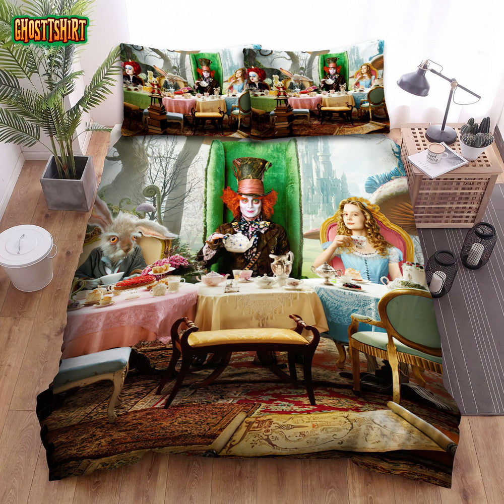 Alice In Wonderland (I) (2010) Treat Movie Poster Bed Sheets Duvet Cover Bedding Set