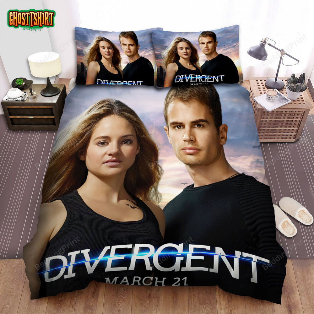 Allegiant Movie Poster 3 Bed Sheets Duvet Cover Bedding Set