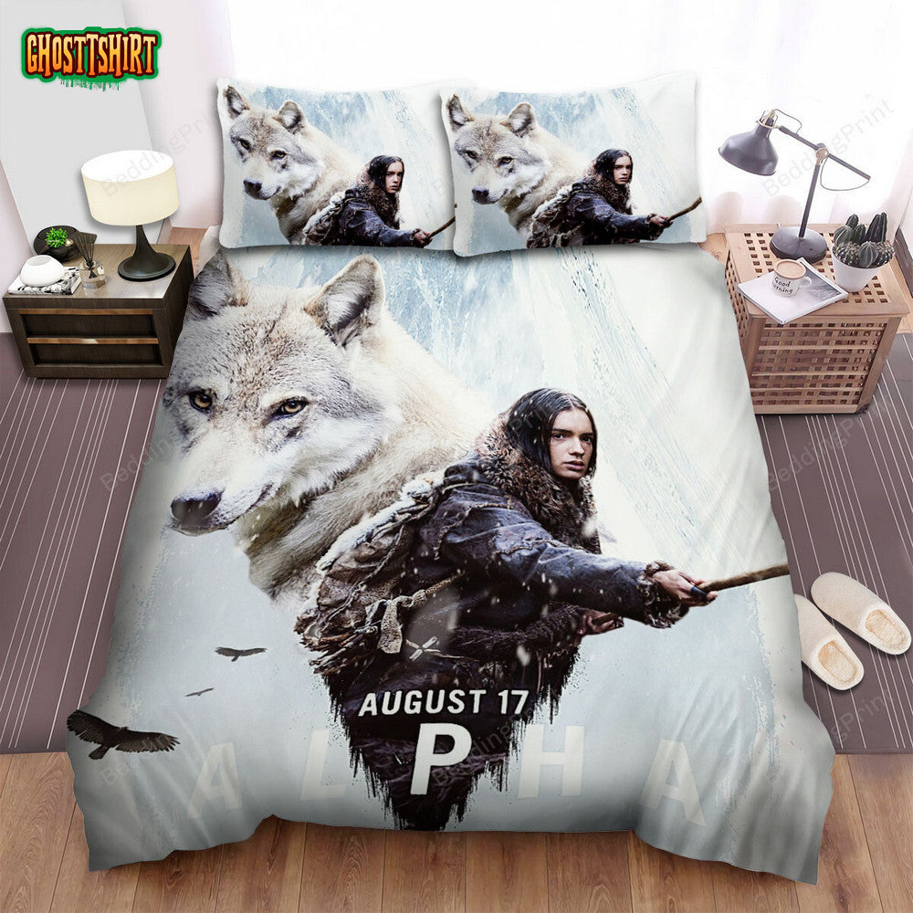 Alpha (Ii) (2018) Movie Poster Ver 1 Bed Sheets Duvet Cover Bedding Set