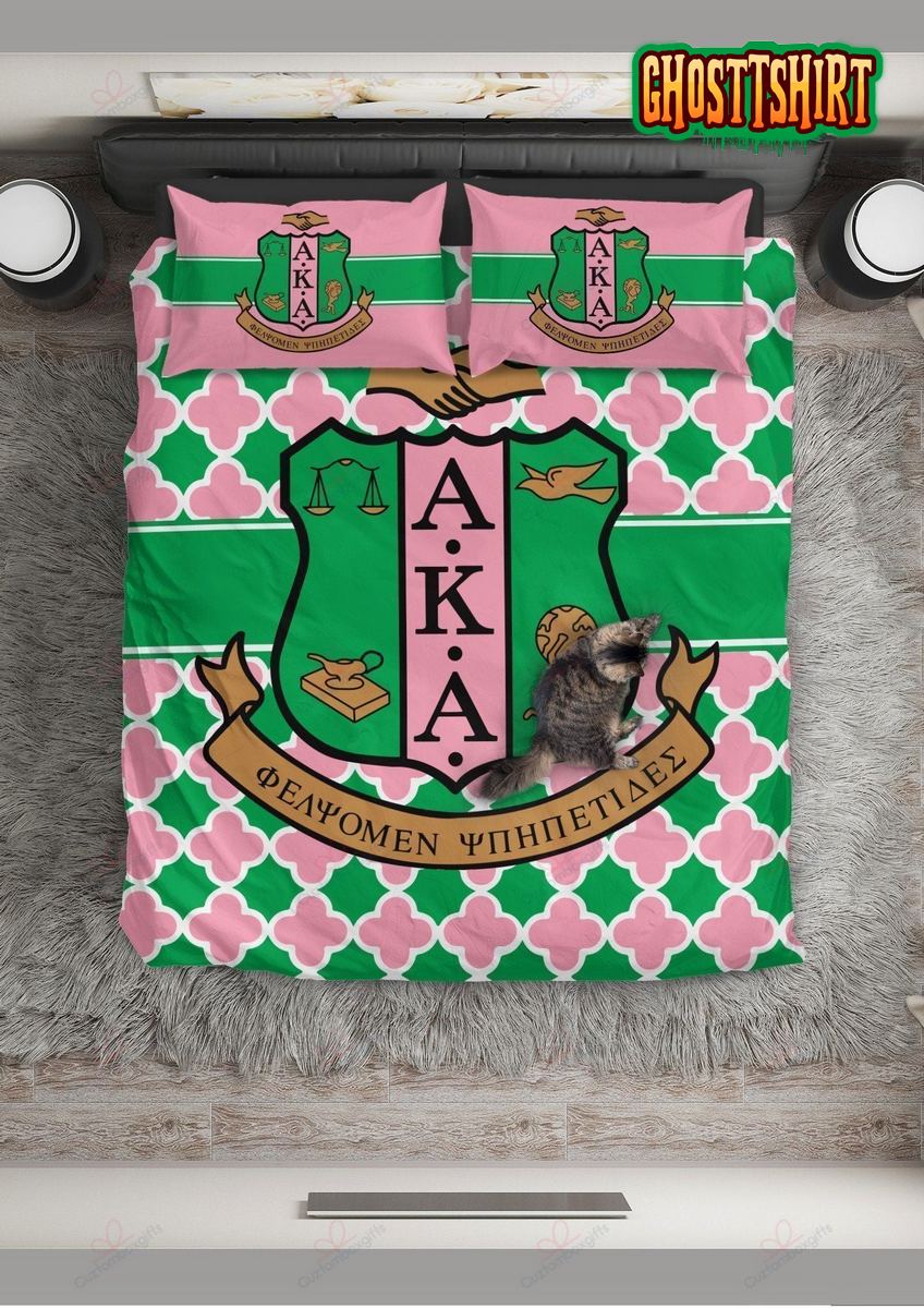 Alpha Kappa Alpha Bedding Set