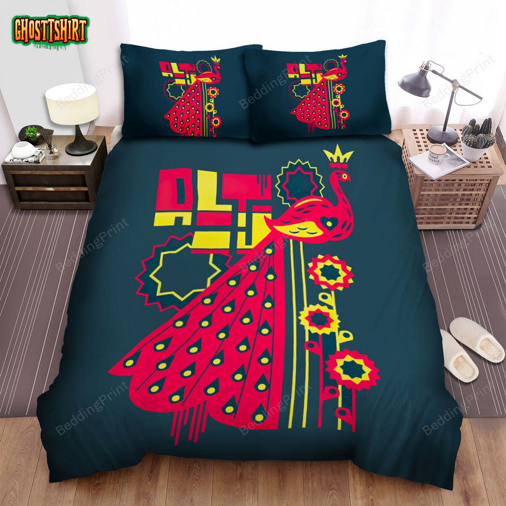 Alt-J Band Red Triangle Bed Sheets Duvet Cover Bedding Set