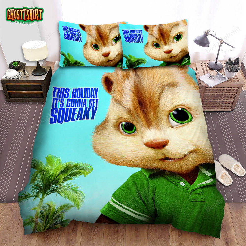 Alvin And The Chipmunks Theodore Solo Poster Bed Sheets Spread Duvet Cover Bedding Set