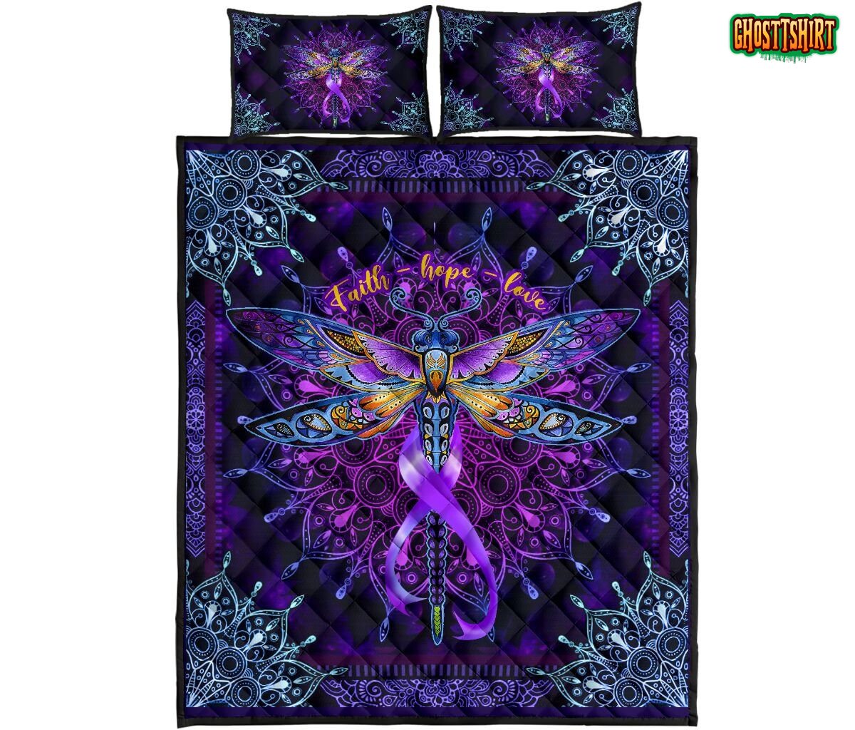 Alzheimers Awareness Bedding Set