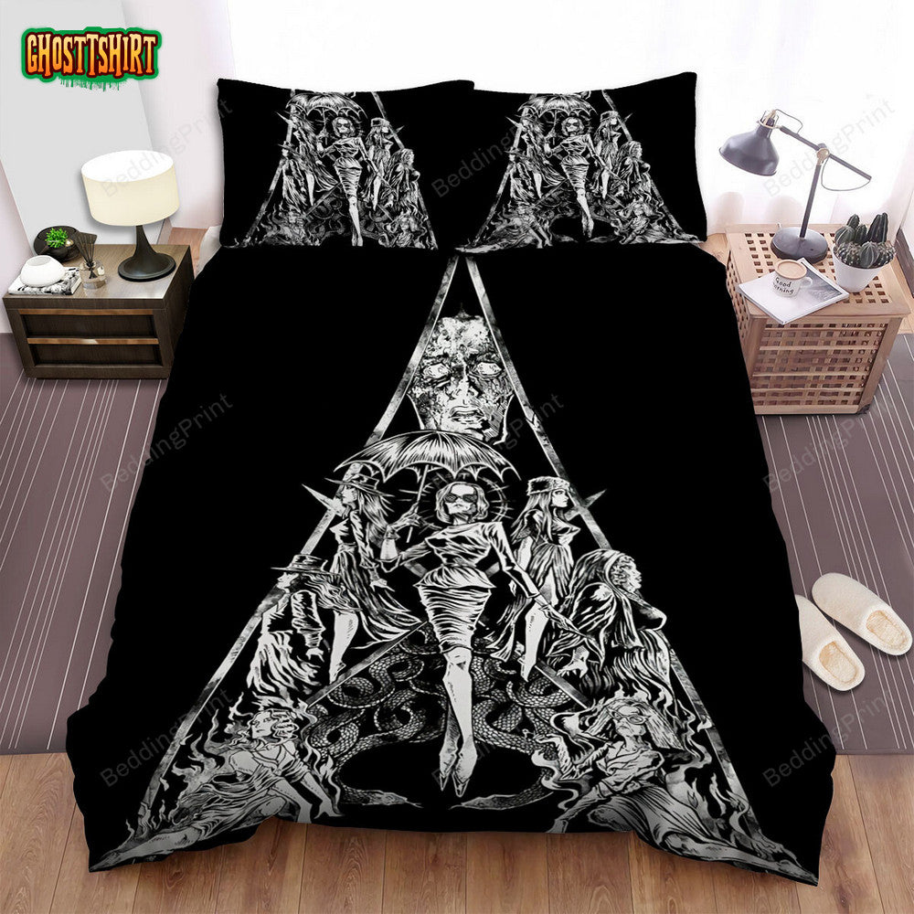 American Horror Story Coven Movie Poster Bed Sheets Duvet Cover Bedding Set