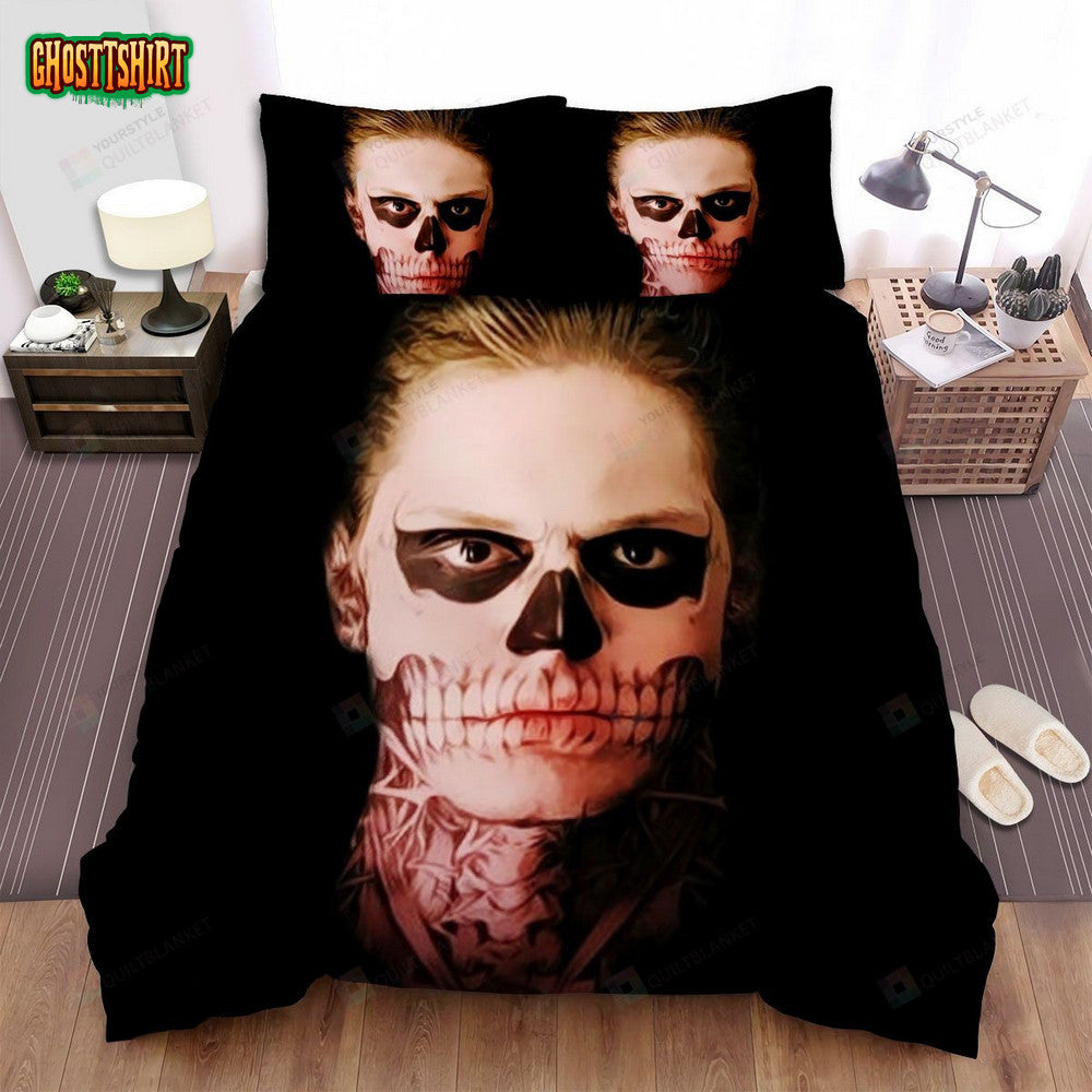 American Horror Story Mask Movie Poster Bed Sheets Spread Comforter Duvet Cover Bedding Set