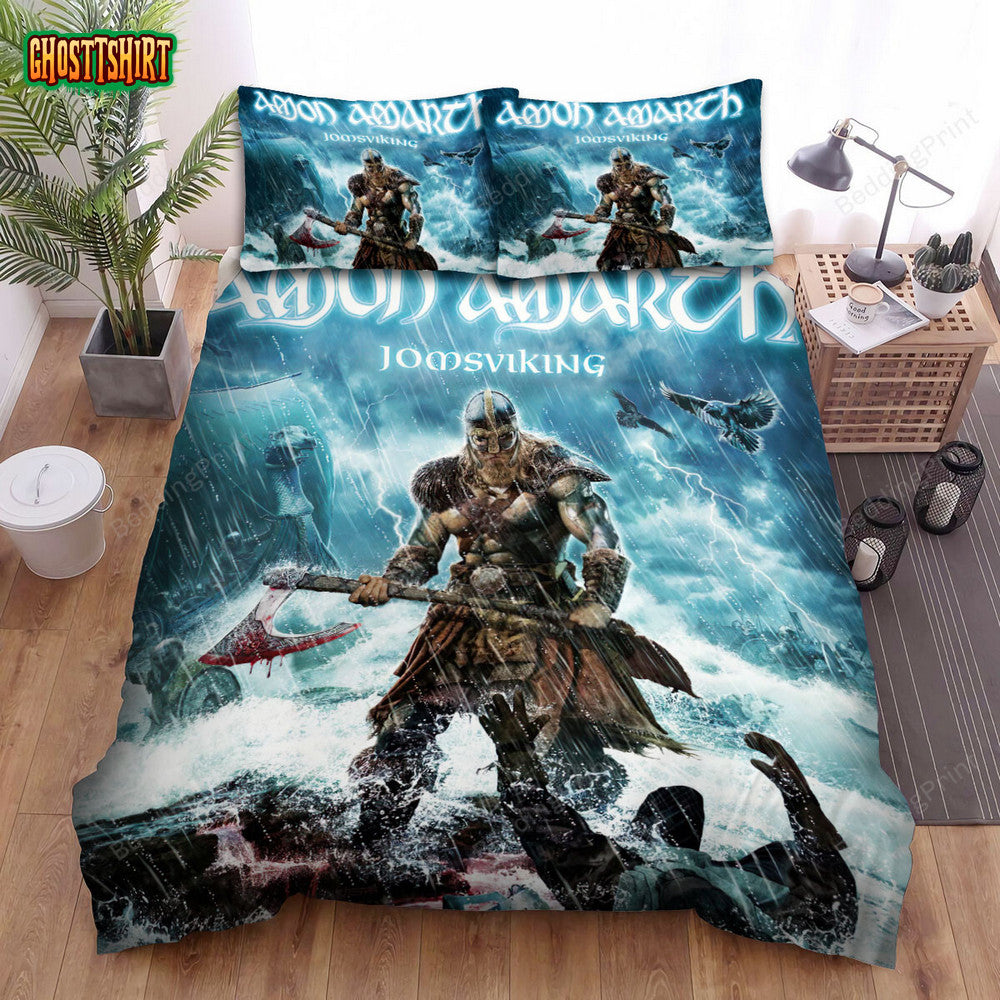 Amon Amarth Band Album Jomsviking Bed Sheets Duvet Cover Bedding Set
