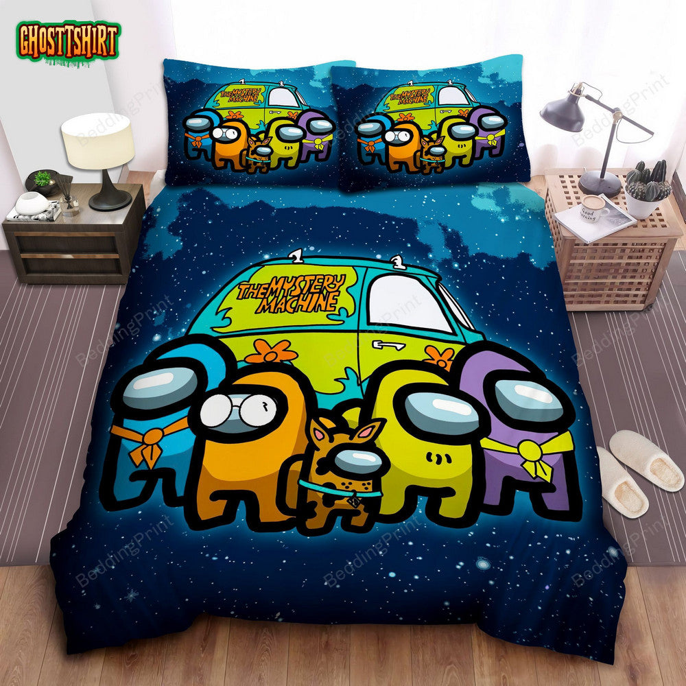 Among Us Car Bed Sheets Duvet Cover Bedding Set