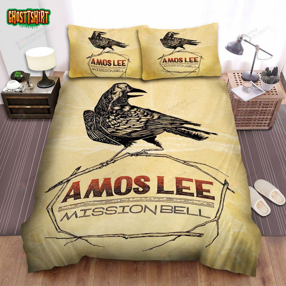 Amos Lee Album Mission Bell Bed Sheets Spread Comforter Duvet Cover Bedding Set