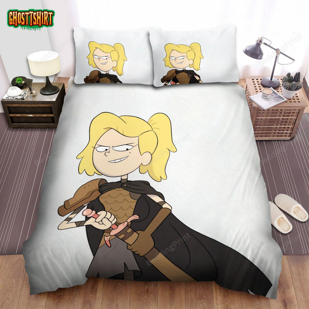 Amphibia (2019) Character Poster 4 Bed Sheets Duvet Cover Bedding Set