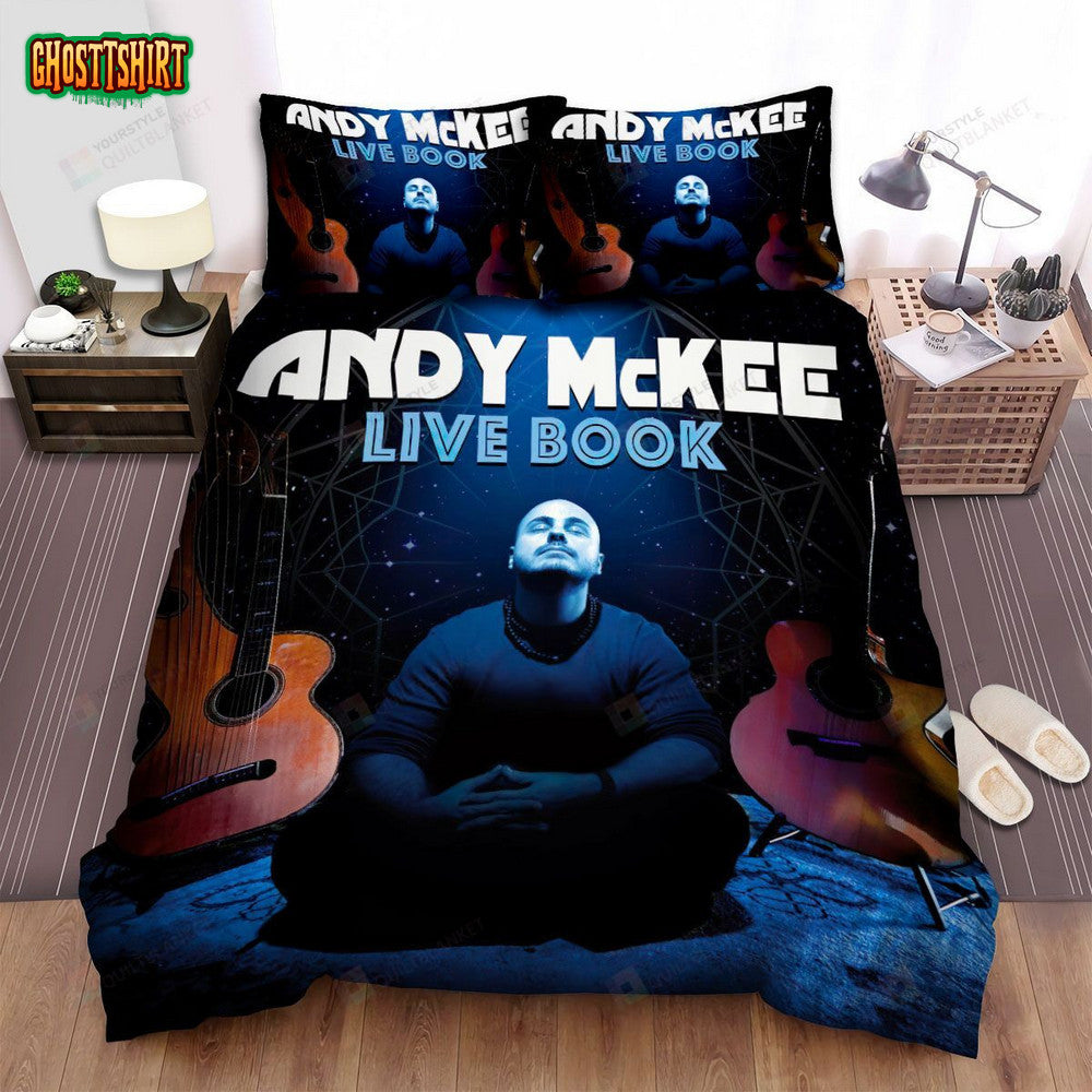 Andy Mckee Guitar Album Cover Bed Sheets Spread Comforter Duvet Cover Bedding Set