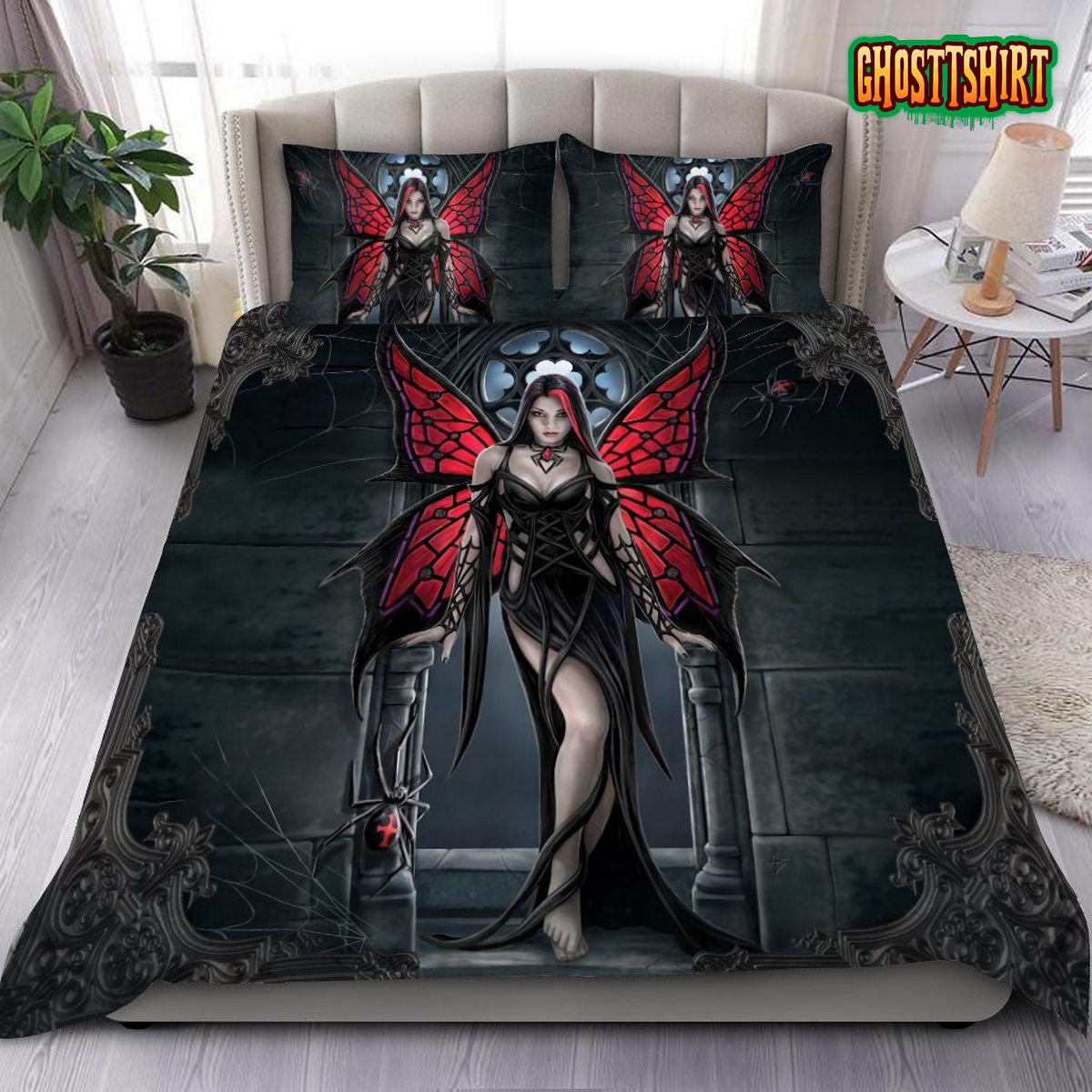 Angel & Demon Gothic Art Bed Sheets Duvet Cover Bedding Set