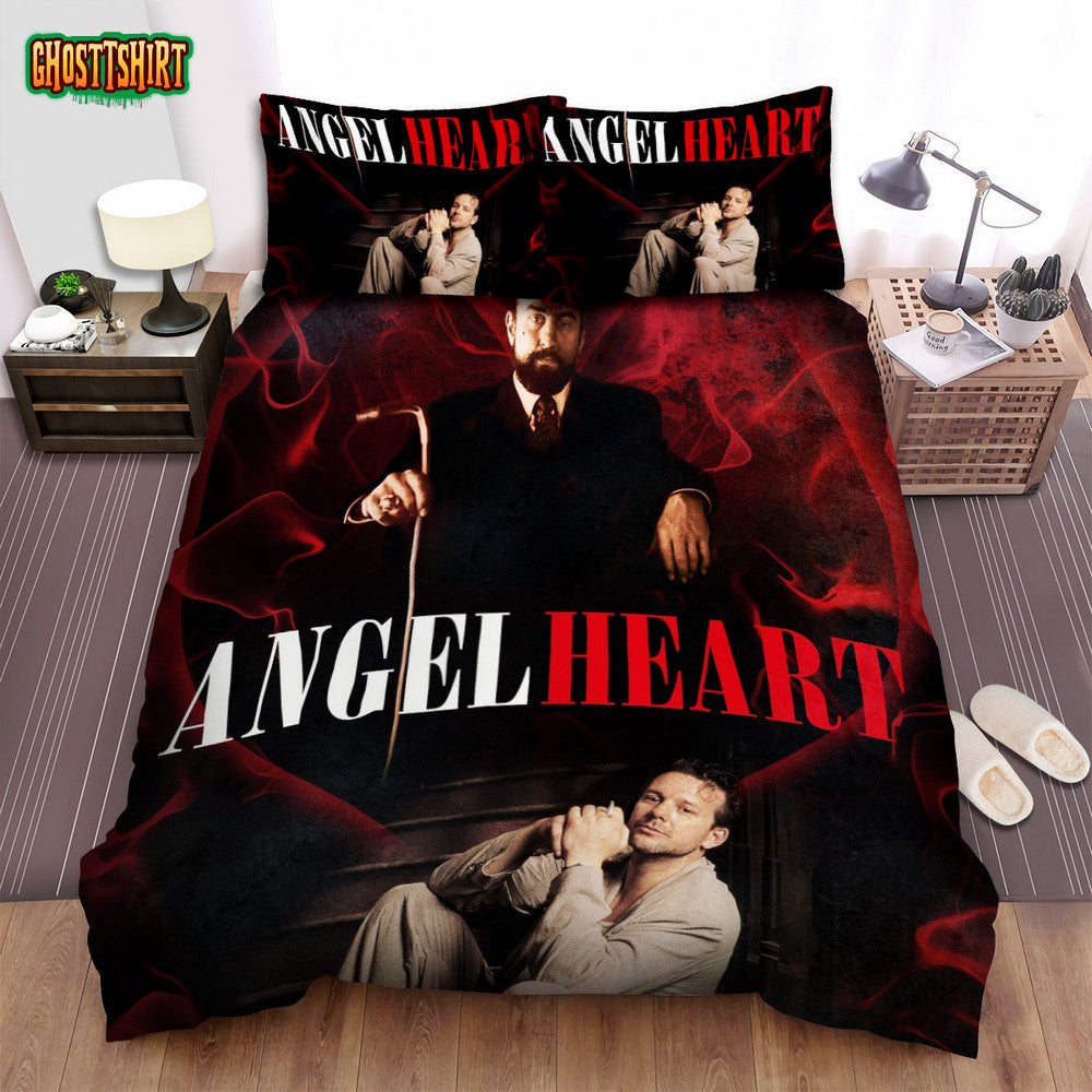 Angel Heart Movie Poster 2 Bed Sheets Spread Comforter Duvet Cover Bedding Set