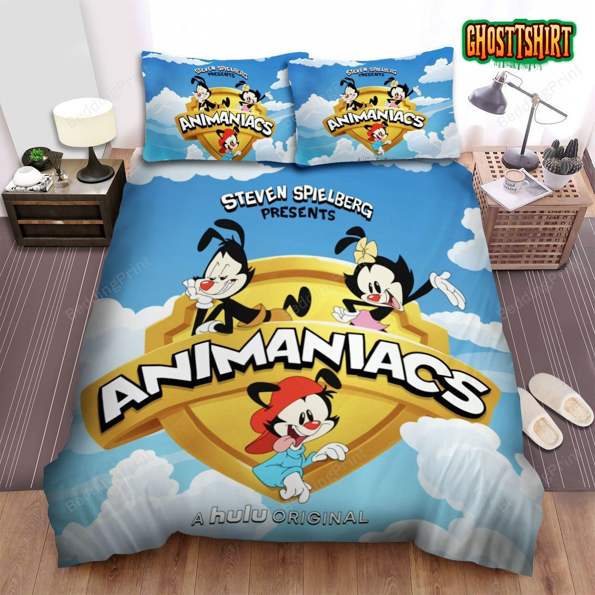 Animaniacs And The Logo Bed Sheets Spread Duvet Cover Bedding Set