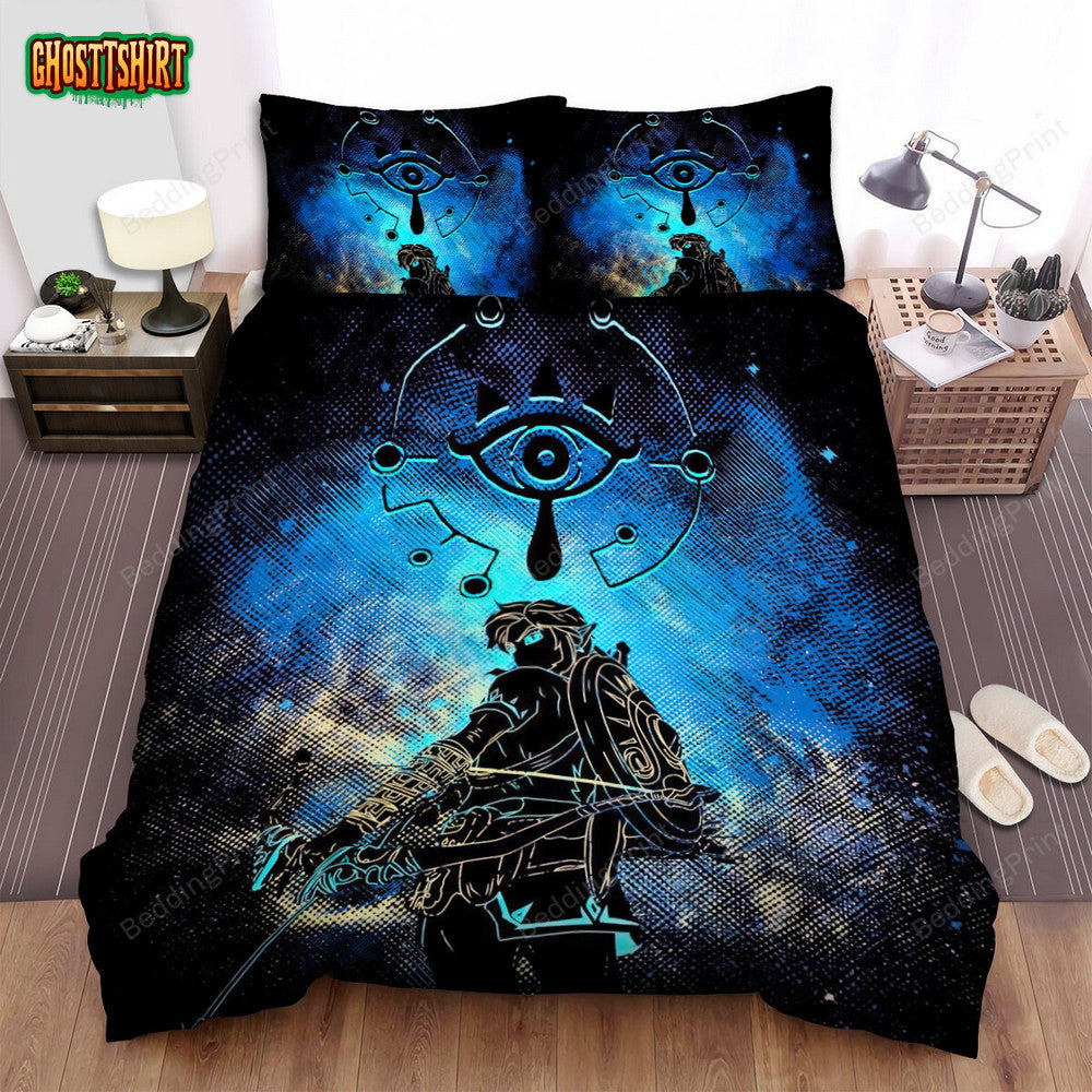 Anime Art Breath Bed Sheets Duvet Cover Bedding Set