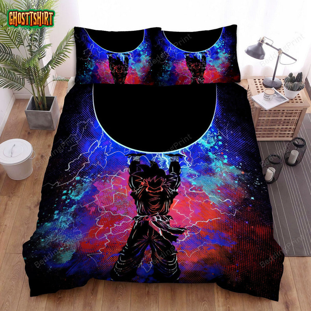 Anime Art Genkidama Bed Sheets Duvet Cover Bedding Set