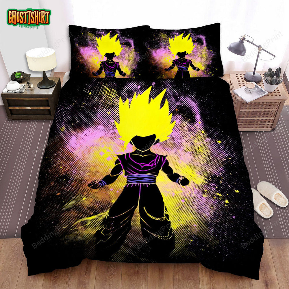 Anime Art Hidden Power Bed Sheets Duvet Cover Bedding Set