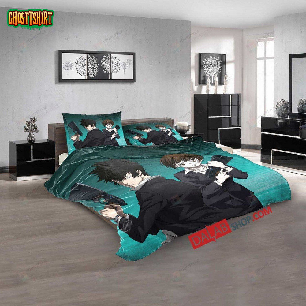 Anime Psycho-Pass 3D Duvet Cover Bedding Set