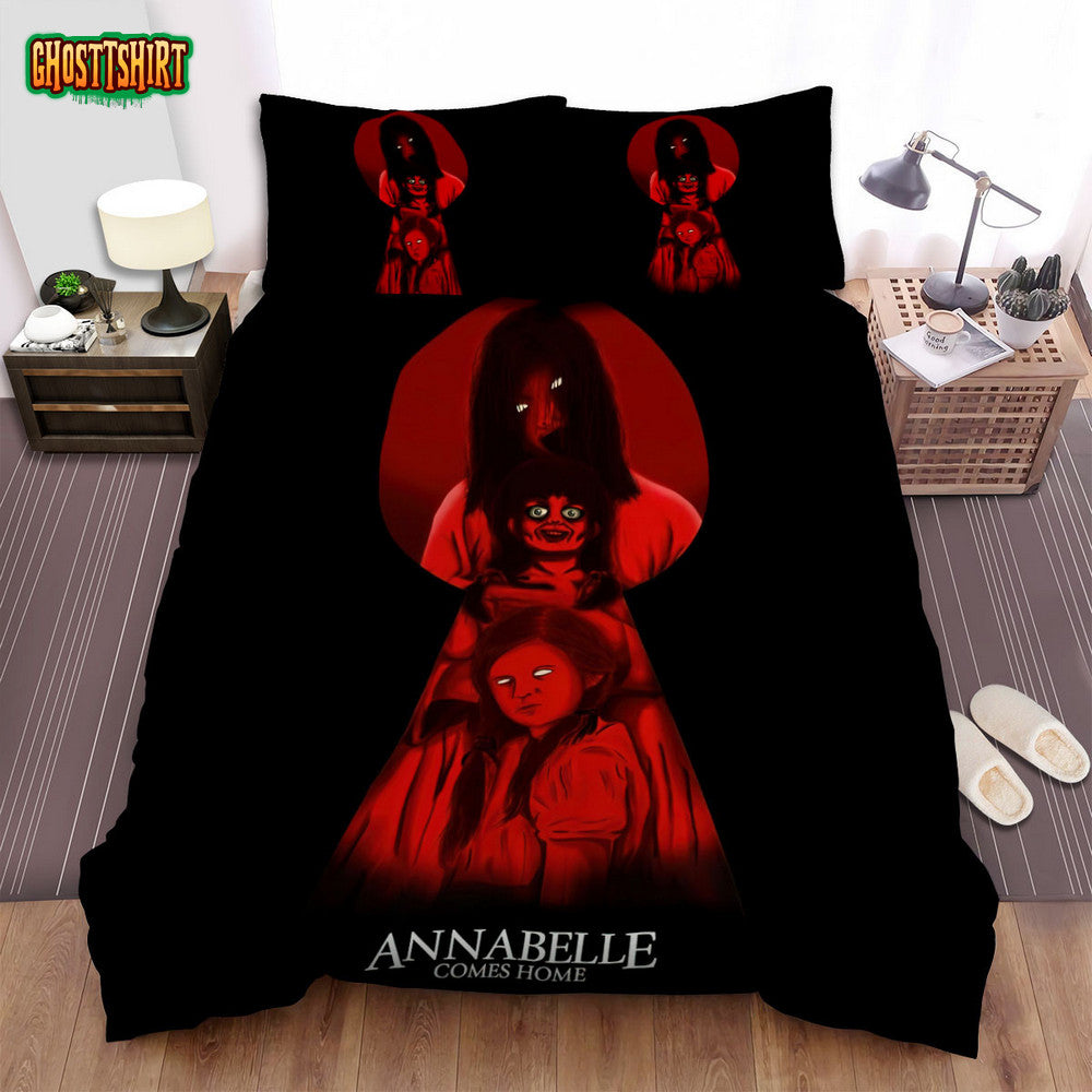 Annabelle Comes Home Movie Poster I Bed Sheets Spread Comforter Duvet Cover Bedding Set