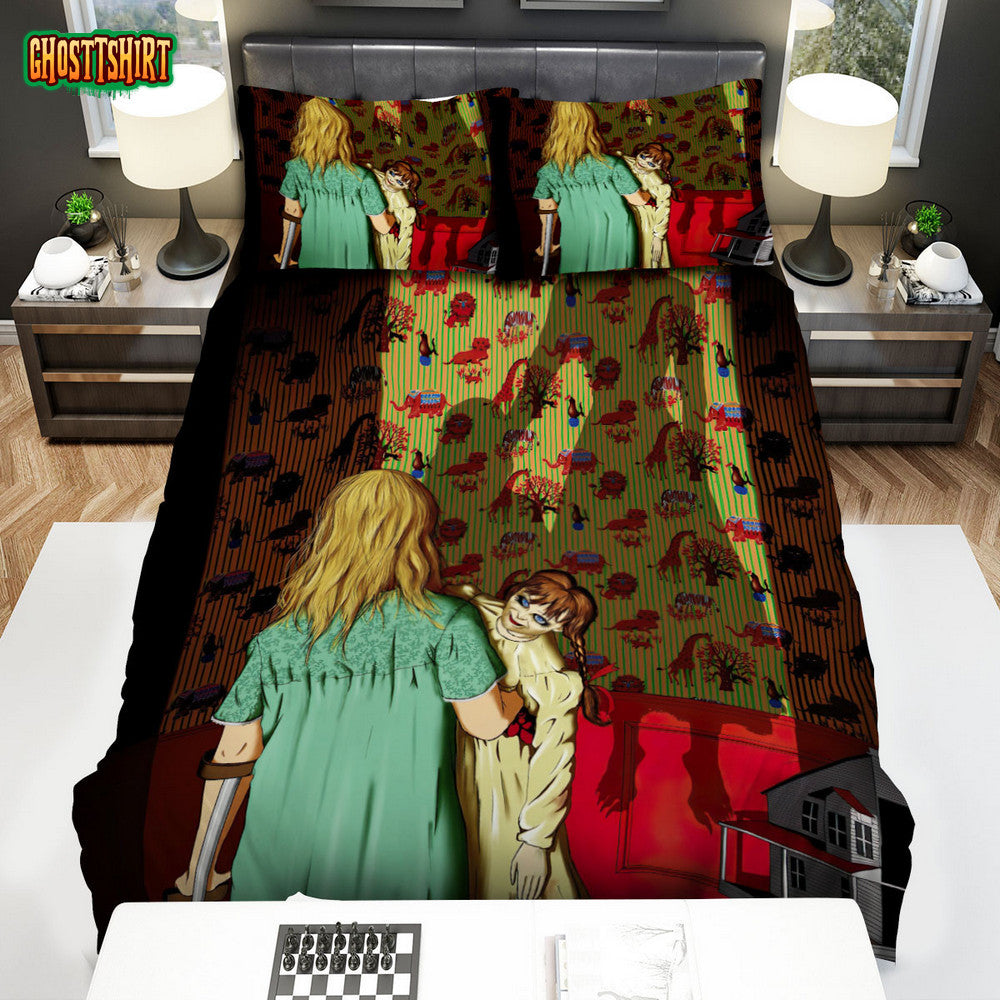 Annabelle Creation Movie Cartoon Photo Bed Sheets Spread Comforter Duvet Cover Bedding Set
