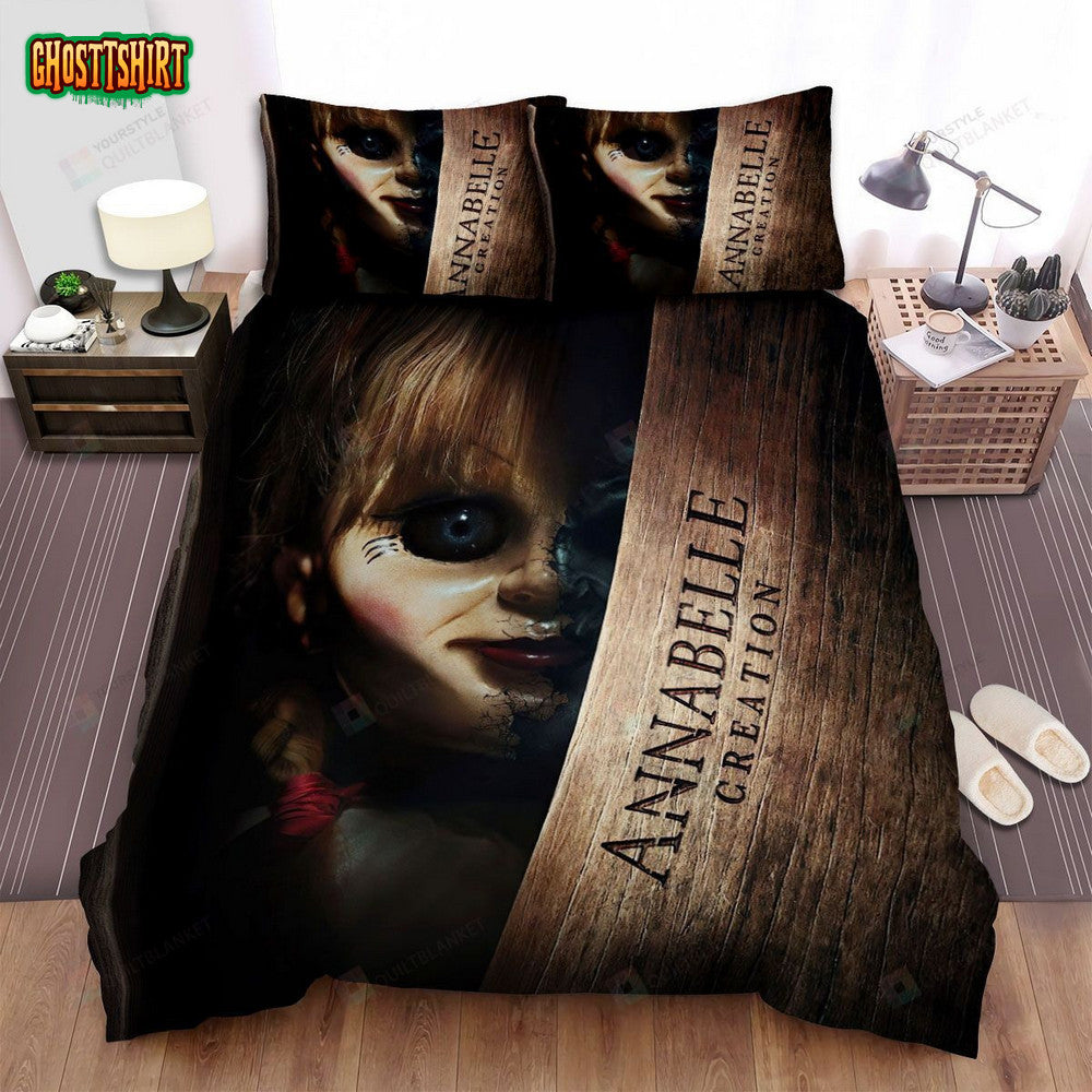 Annabelle Creation Movie Poster Ix Photo Bed Sheets Spread Comforter Duvet Cover Bedding Set