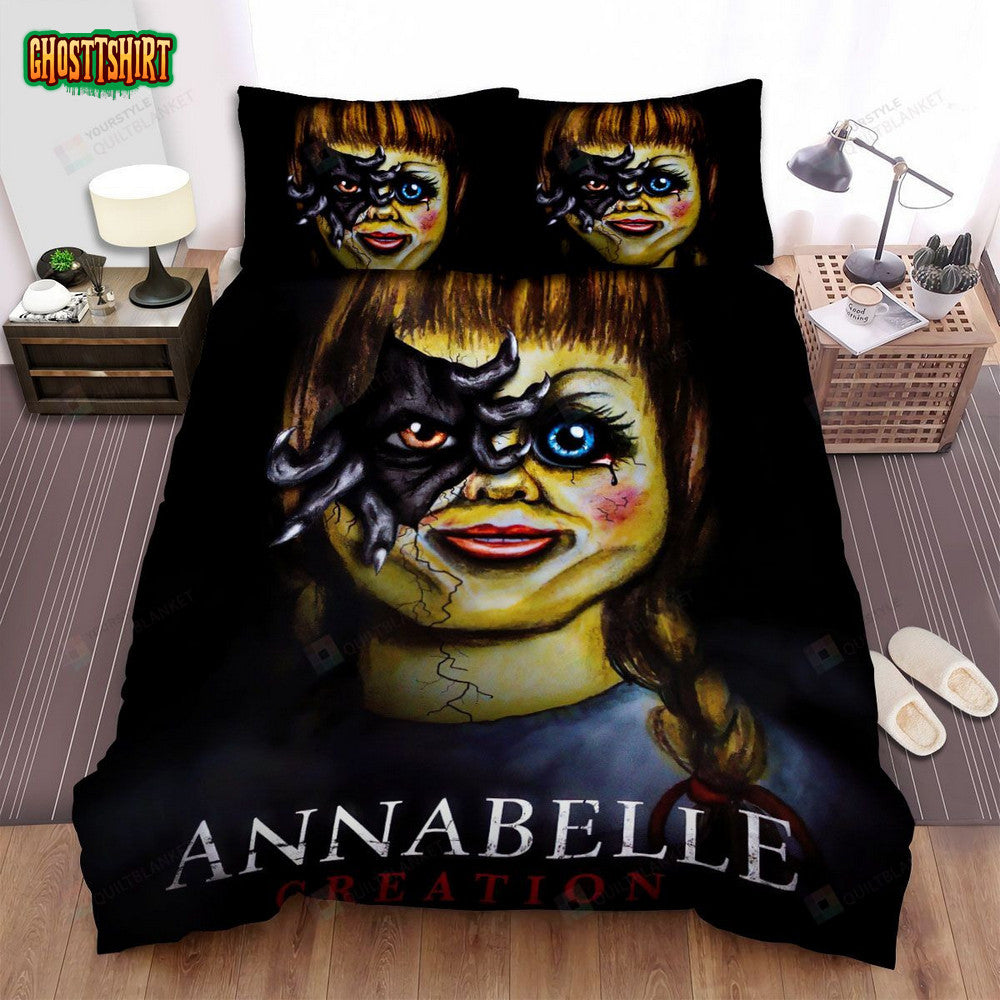 Annabelle Creation Movie Poster Vii Photo Bed Sheets Spread Comforter Duvet Cover Bedding Set