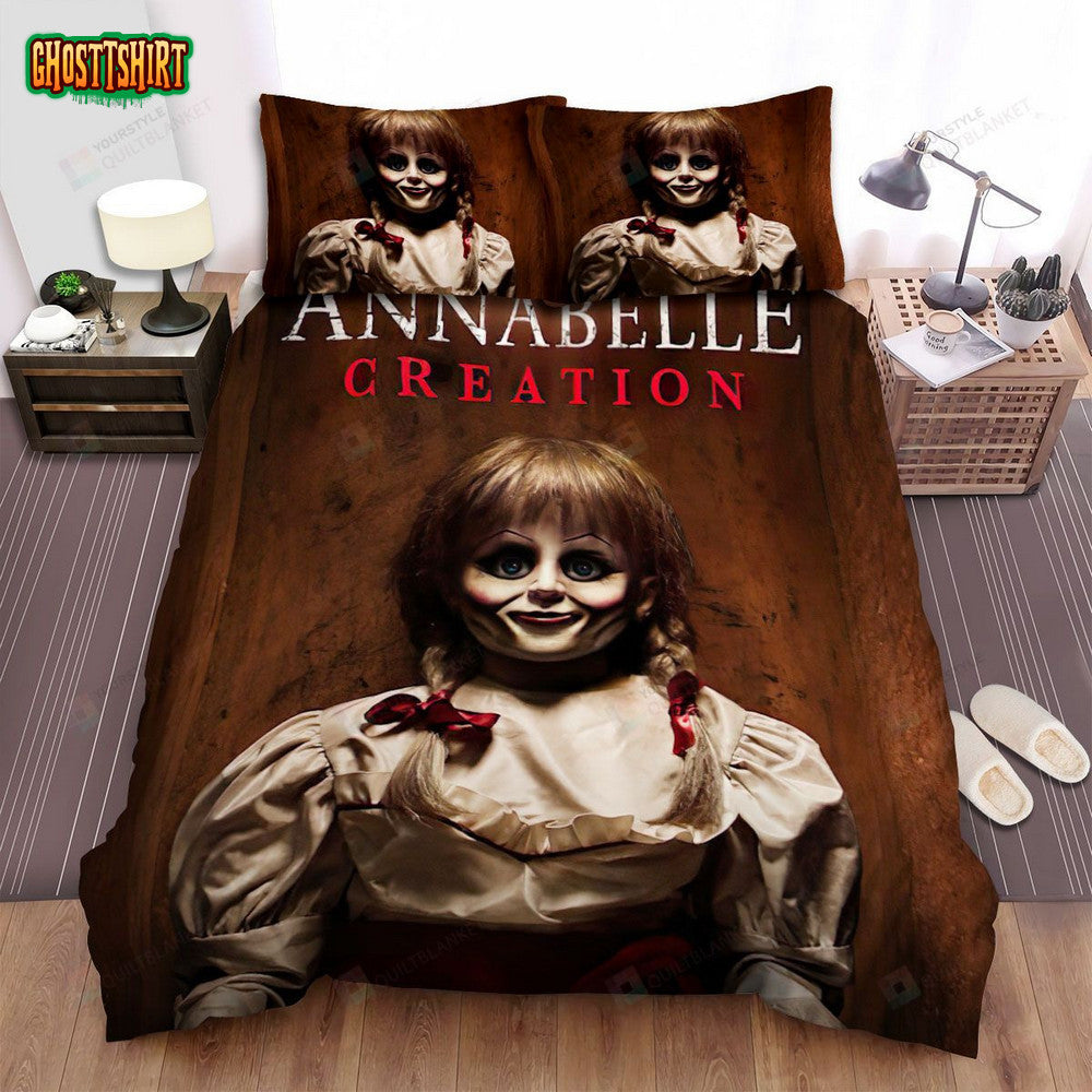 Annabelle Creation Movie Poster X Photo Bed Sheets Spread Comforter Duvet Cover Bedding Set