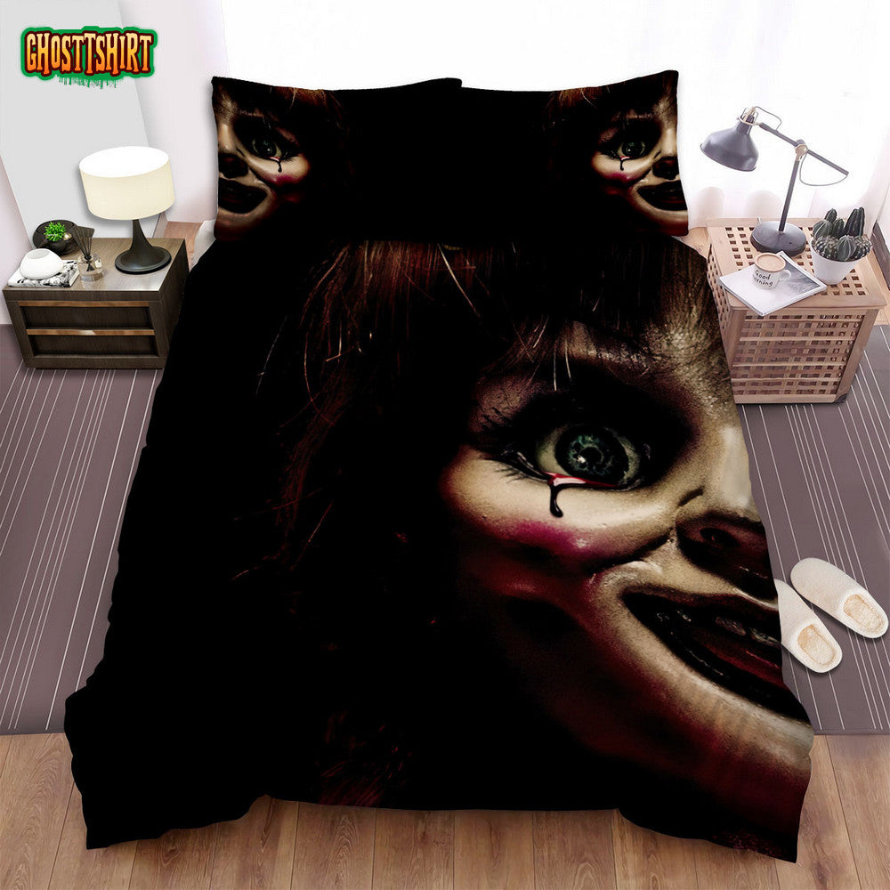 Annabelle (I) (2014) Half Face Movie Poster Bed Sheets Spread Comforter Duvet Cover Bedding Set