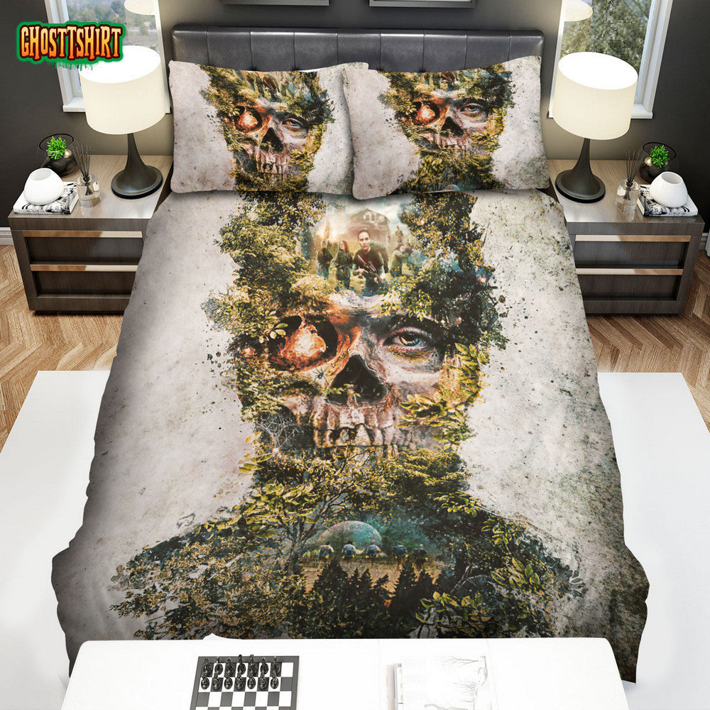 Annihilation (I) Movie Art Skullcap Photo Bed Sheets Spread Comforter Duvet Cover Bedding Set
