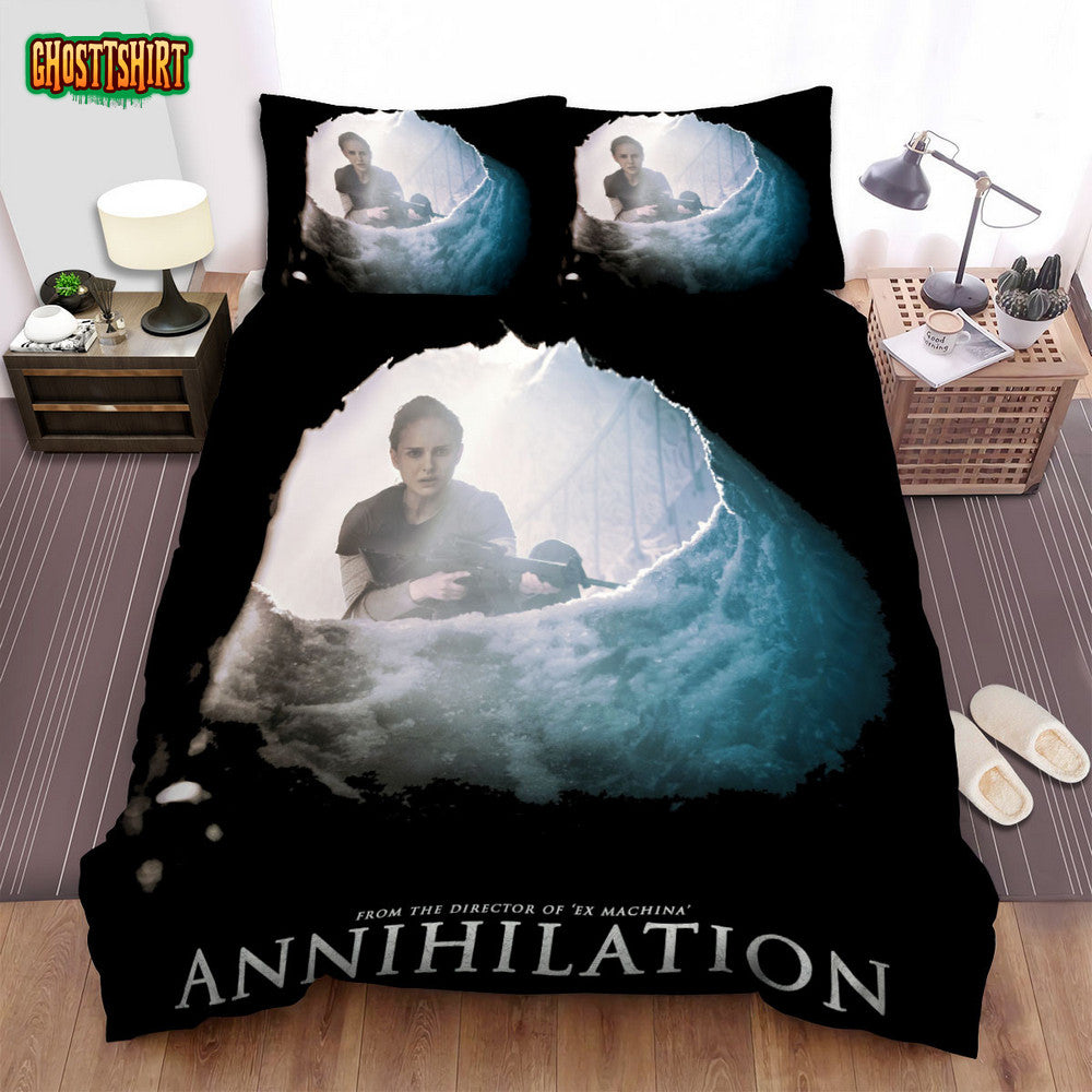 Annihilation (I) Movie Light Cave Photo Bed Sheets Spread Comforter Duvet Cover Bedding Set