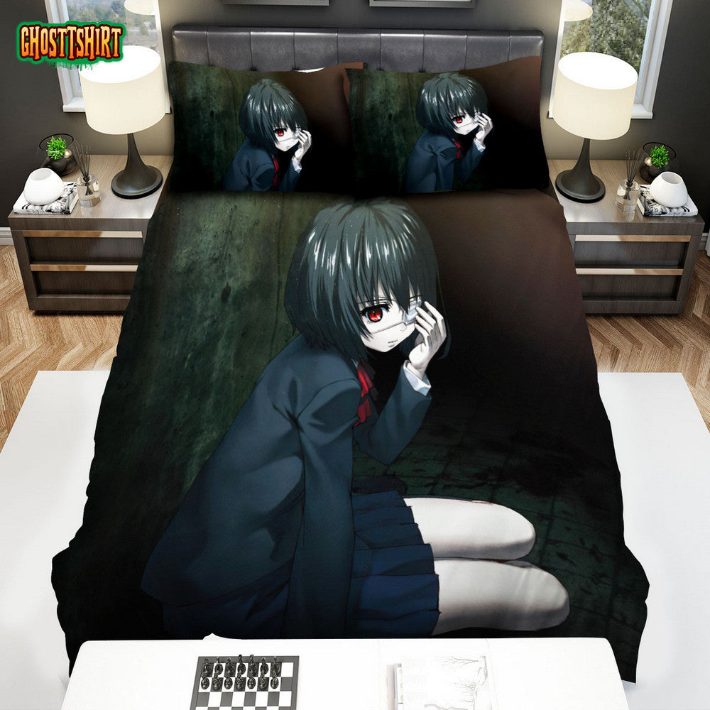 Another Character Mei Misaki Bed Sheets Spread Comforter Duvet Cover Bedding Set