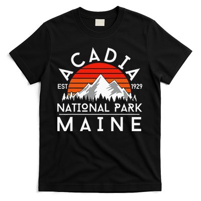 Acadia National Park Maine Hike Outdoors Vintage T-Shirt