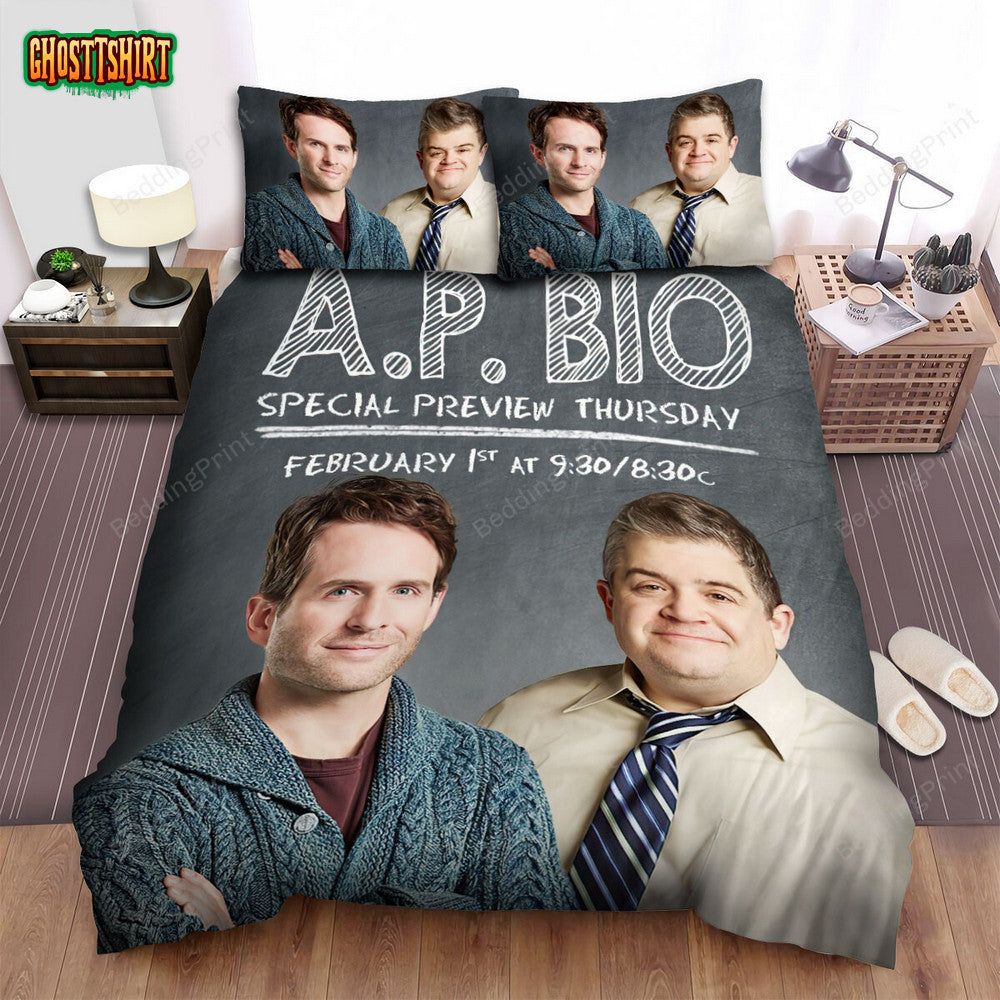 A.P. Bio Principal Durbin Poster Bed Sheets Duvet Cover Bedding Set