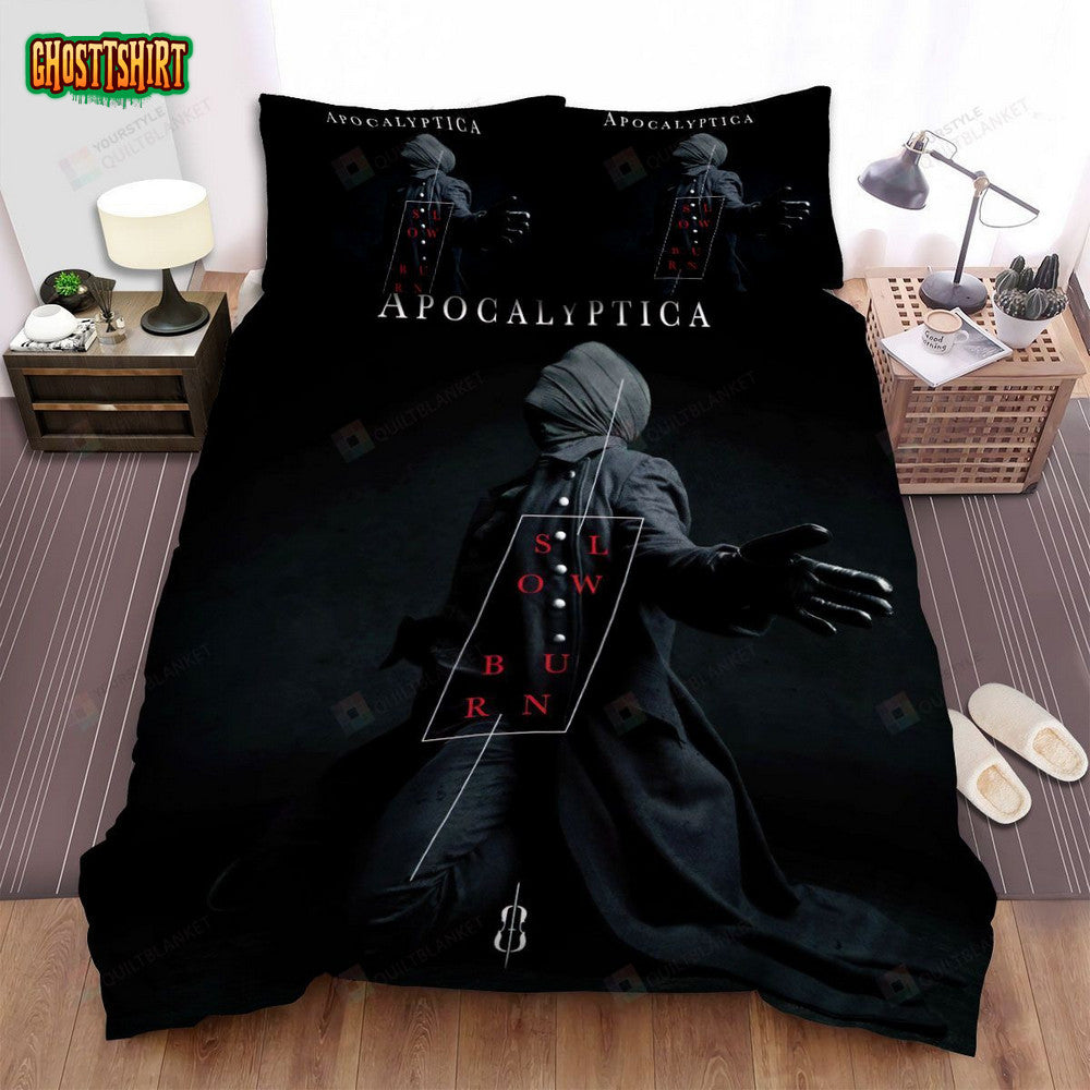 Apocalyptica Slow Burn Album Cover Bed Sheets Spread Comforter Duvet Cover Bedding Set