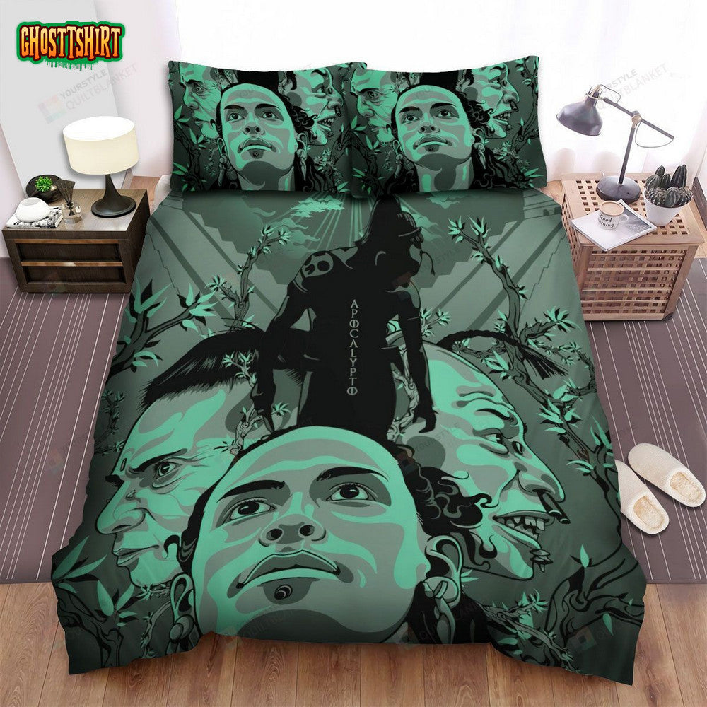 Apocalypto Movie Art 2 Bed Sheets Spread Comforter Duvet Cover Bedding Set