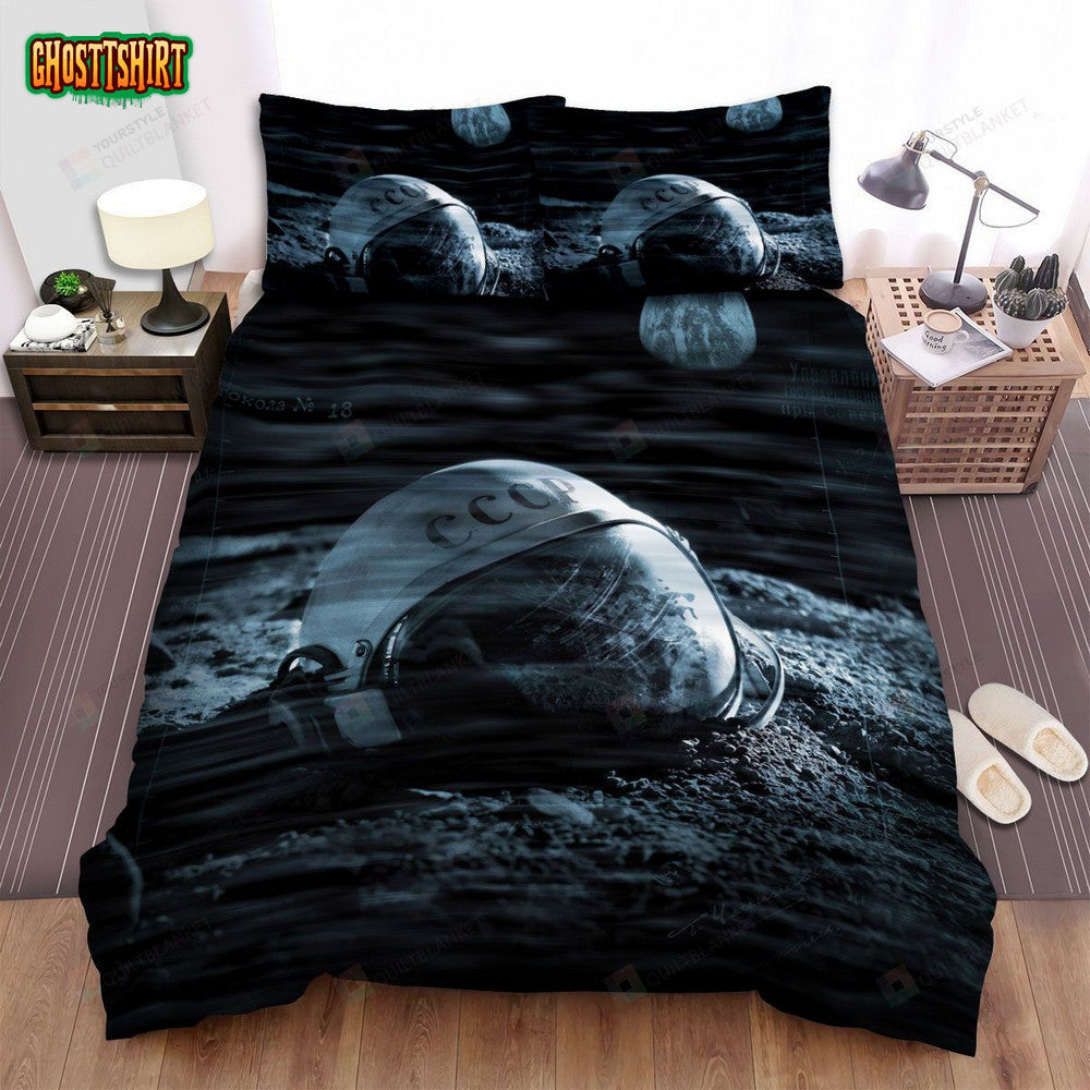 Apollo 18 Movie Helmet Photo Bed Sheets Spread Comforter Duvet Cover Bedding Set