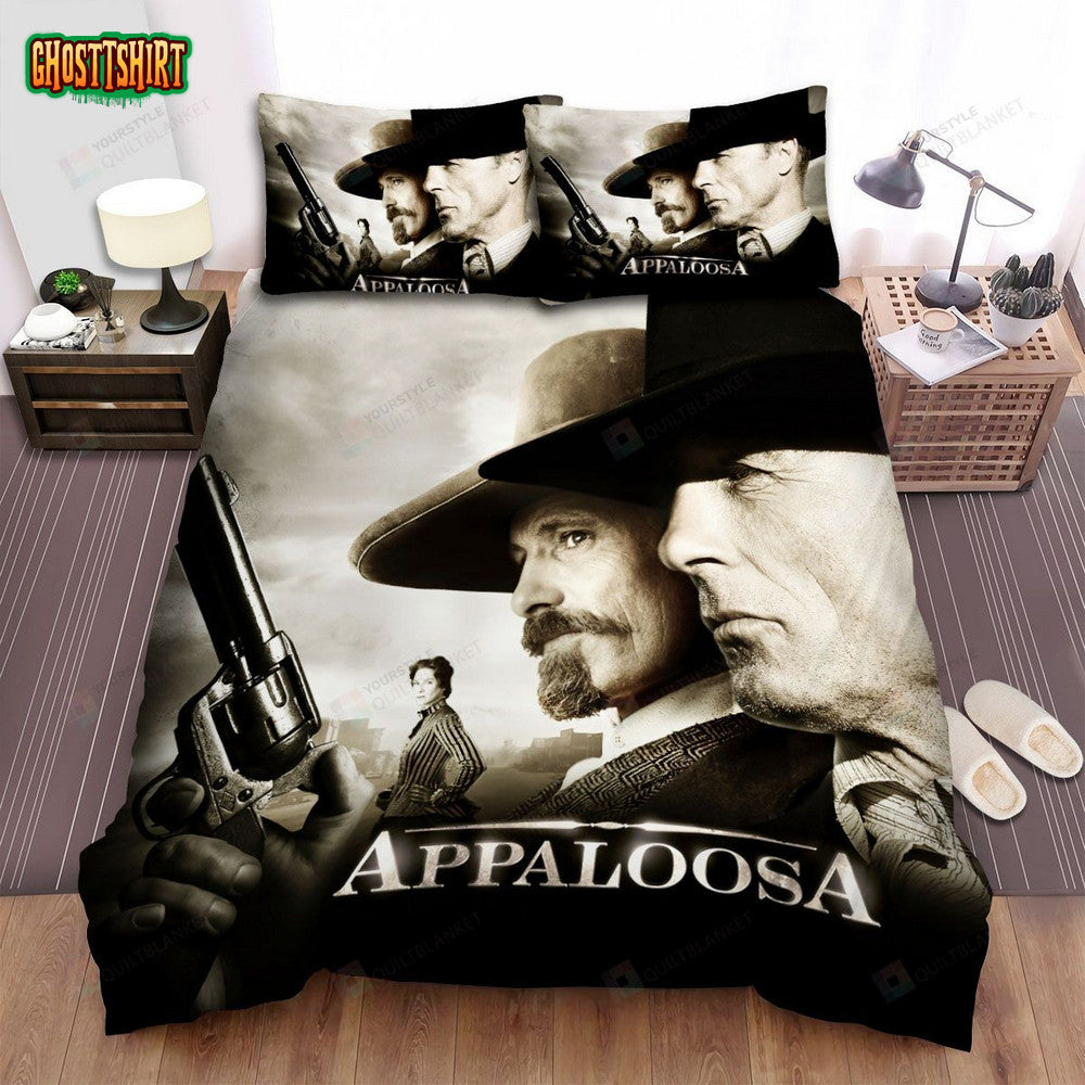 Appaloosa (2008) Movie Poster Theme Bed Sheets Spread Comforter Duvet Cover Bedding Set