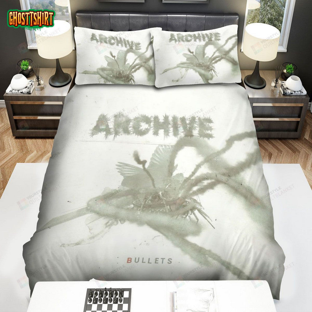 Archive Band, Bullet Cover Art Bed Sheets Spread Duvet Cover Bedding Set