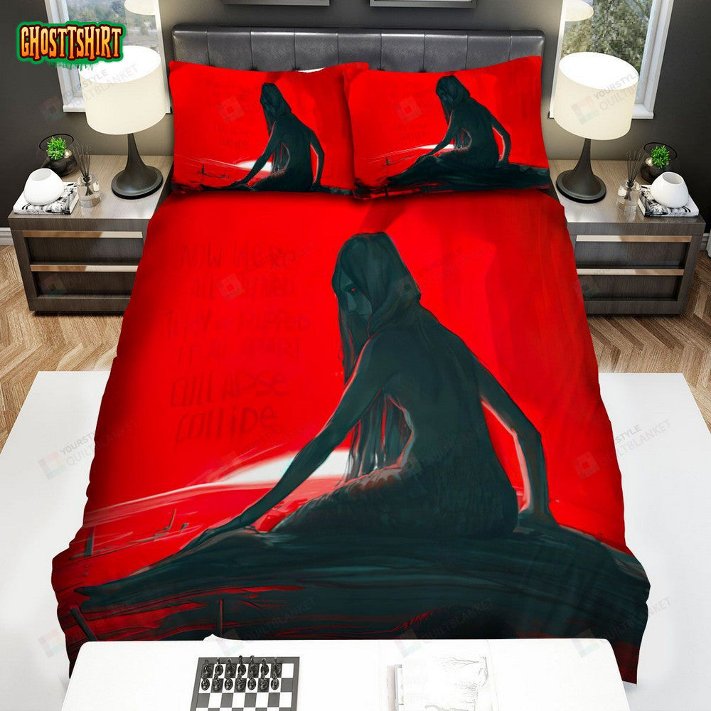 Archive Band, Collapse, Collide Bed Sheets Spread Duvet Cover Bedding Set